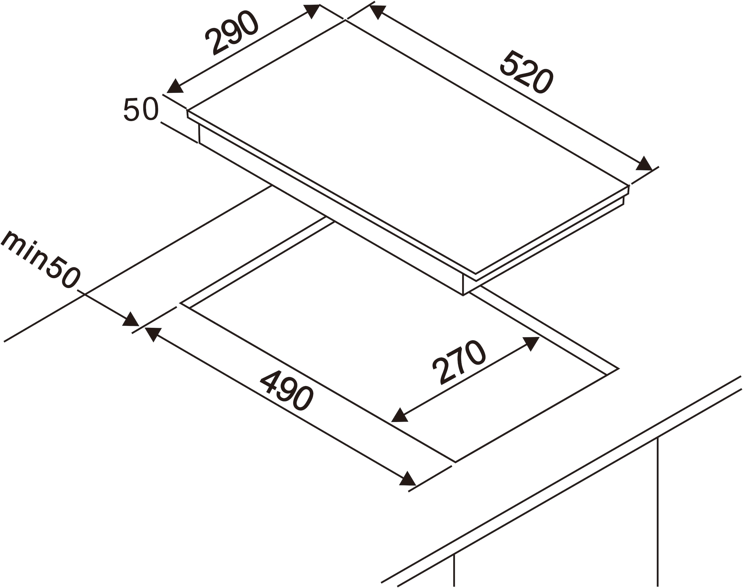 BASIC by Balculina Küchenzeile »Jazz Singleküche«, Breite 160 cm, mit und ohne Geräte lieferbar