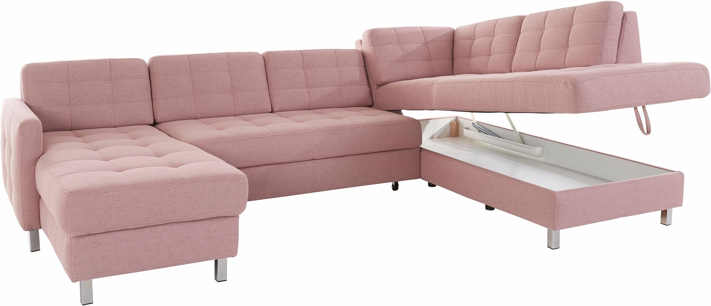 sit&more Wohnlandschaft »Picasso U-Form«, wahlweise mit Bettfunktion und Bettkasten