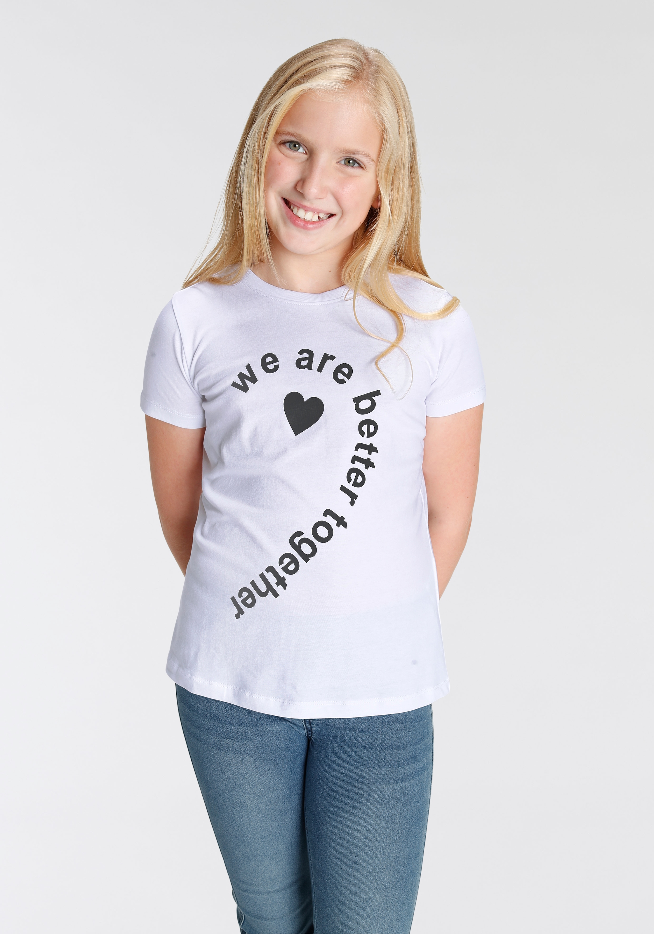 KIDSWORLD T-Shirt »we are (Packung, tlg.), together«, 2 %Sale im Basic jetzt better Form