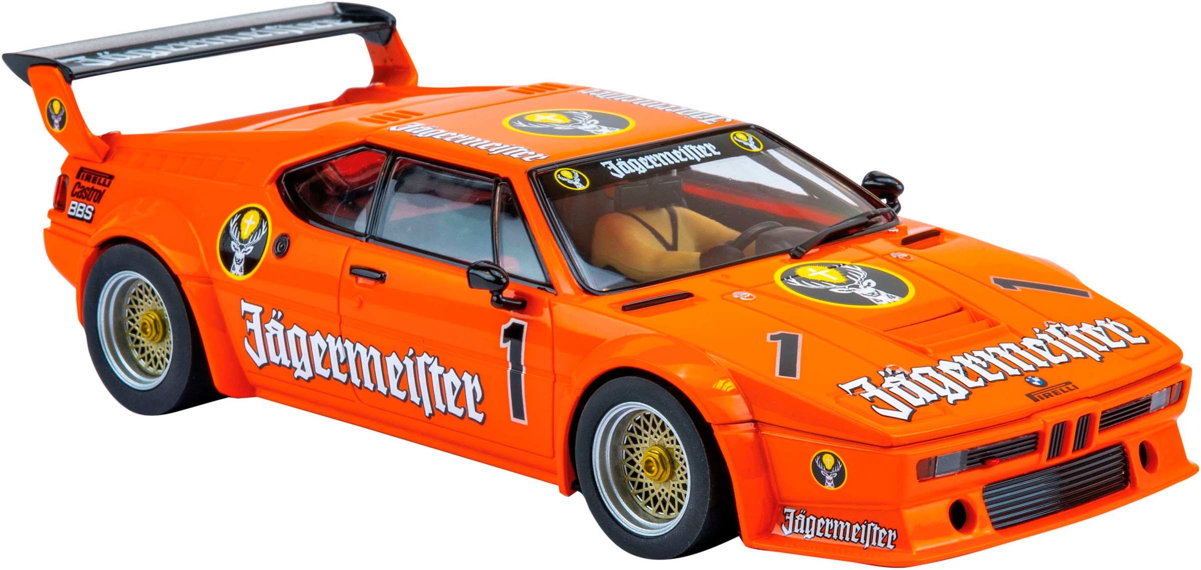 Carrera® Rennbahn-Auto »BMW M1 Procar "Jägermeister Racing Team, No.1"«, Maßstab 1:32; mit Lichteffekt