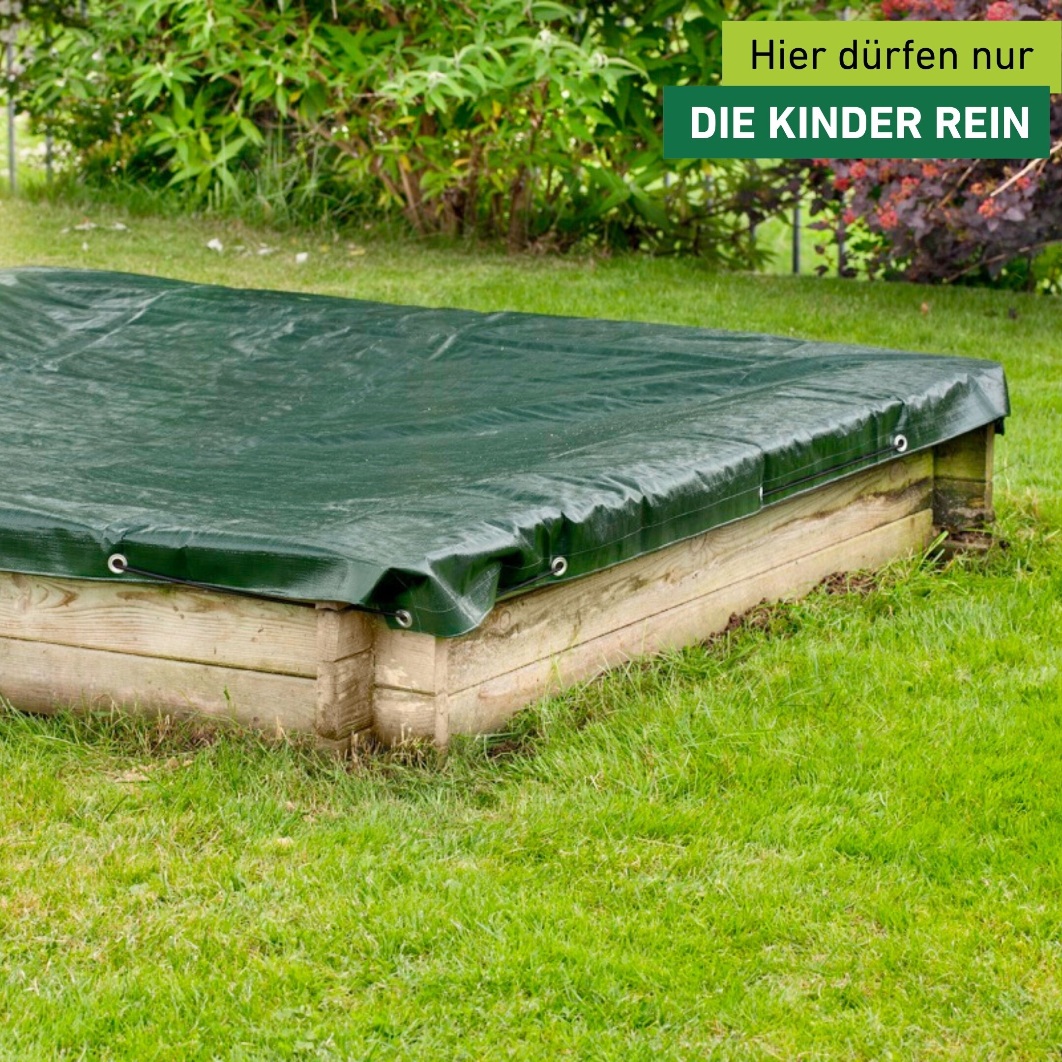 Windhager Sandkasten-Abdeckplane »MEDIUM« 1,7x1,7 m, mit Kordel zur Befestigung
