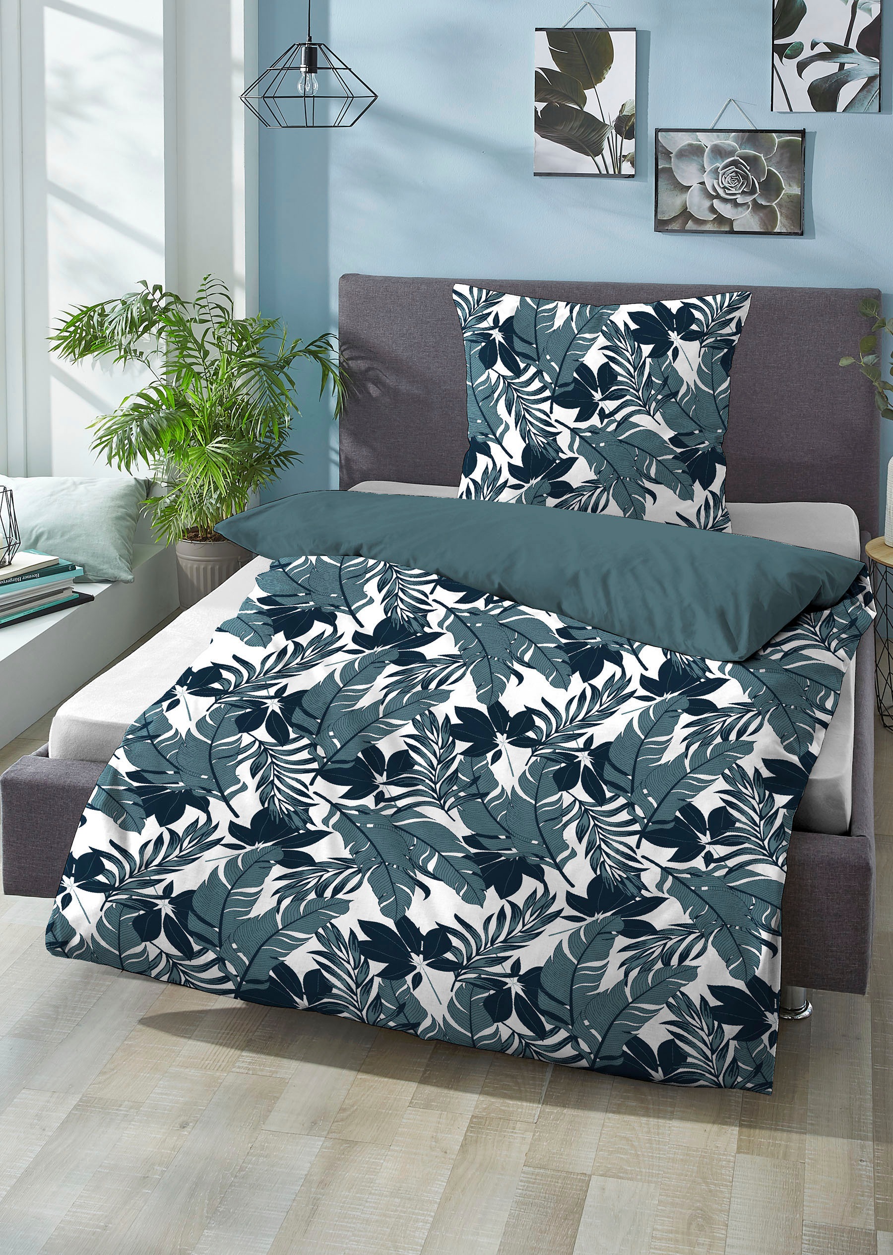 Castell - Markenbettwäsche Wendebettwäsche »Charlotte« 2 Stk. tlg. feiner G günstig online kaufen