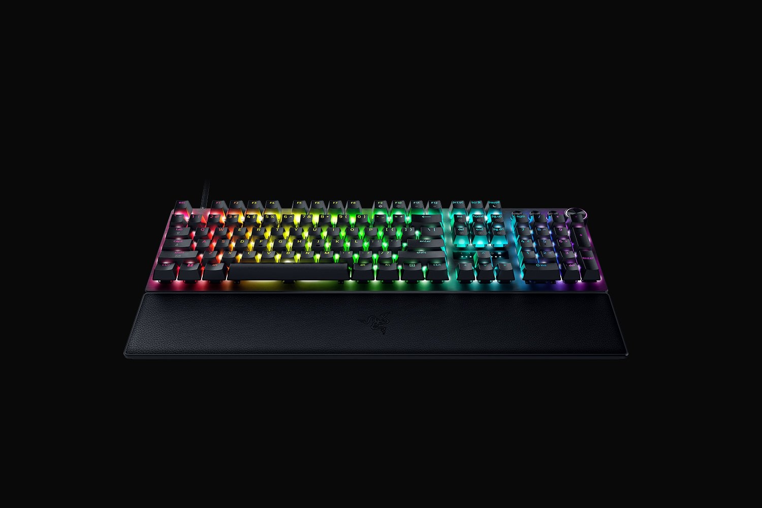 RAZER Gaming-Tastatur »Huntsman V3 Pro 8KHz (Volle Größe)« (Fn-Tasten | Gaming-Modus | Handgelenkauflage | Profil-Speicher | USB-Anschluss | Ziffernblock)