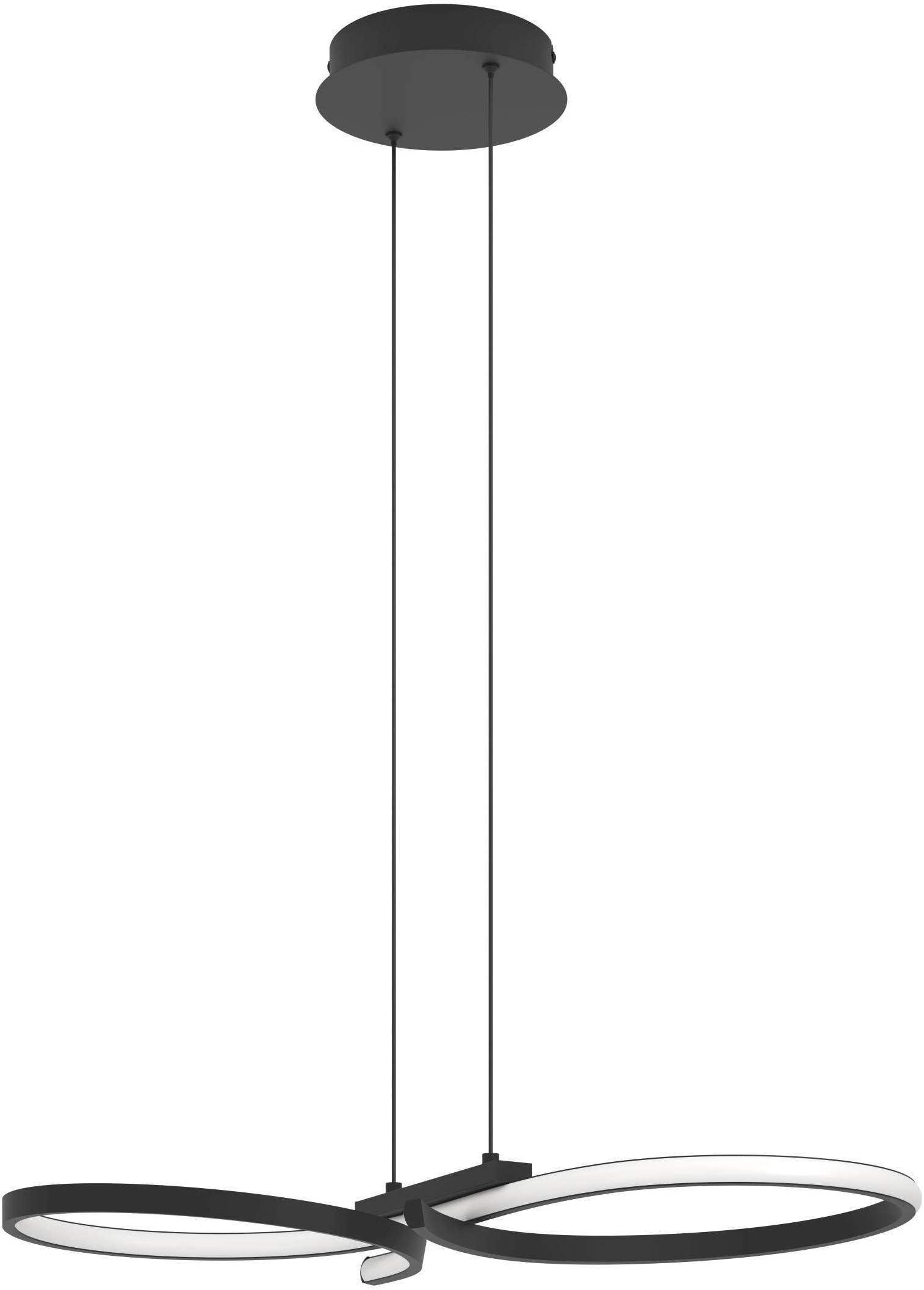 EGLO Hängeleuchte »Serpins Hängelampe, Pendellampe, Metall und Kunststoff, günstig online kaufen