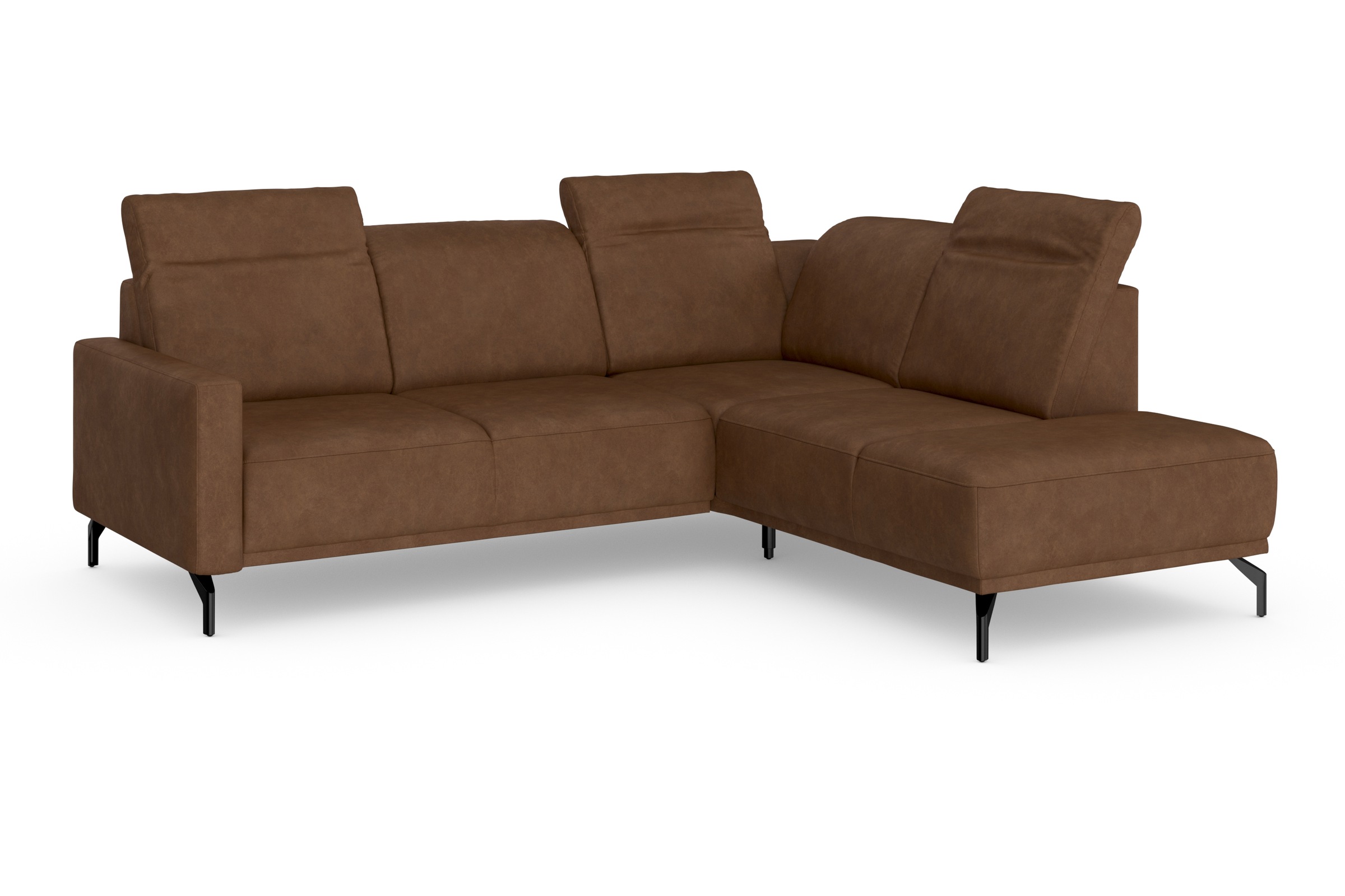 sit&more Ecksofa »Bailando L-Form«, wahlweise mit Kopfteilverstellung und Vorziehsitz, motorisch