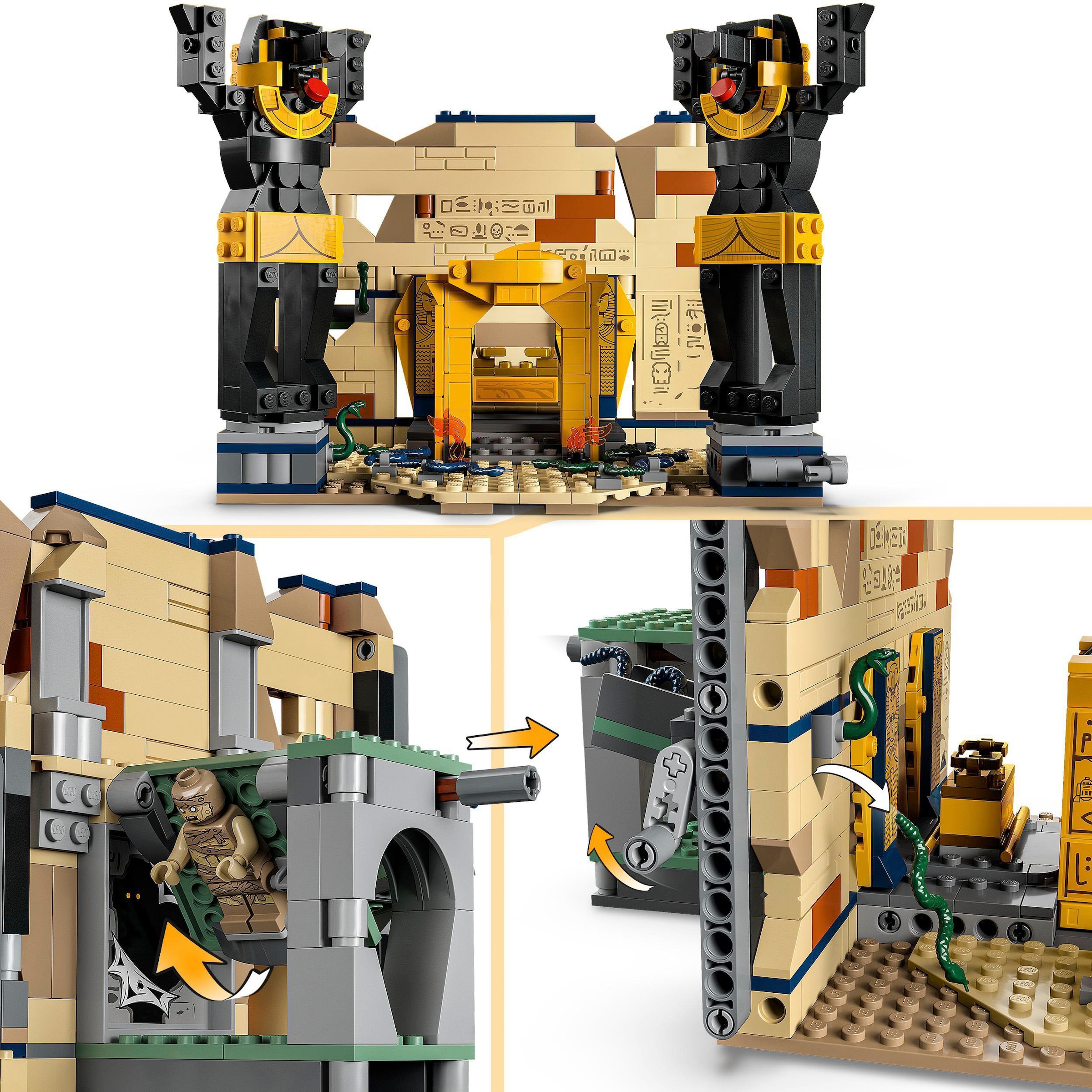 LEGO® Konstruktionsspielsteine »Flucht aus dem Grabmal (77013), LEGO® Indiana Jones«, (600 St.), Made in Europe