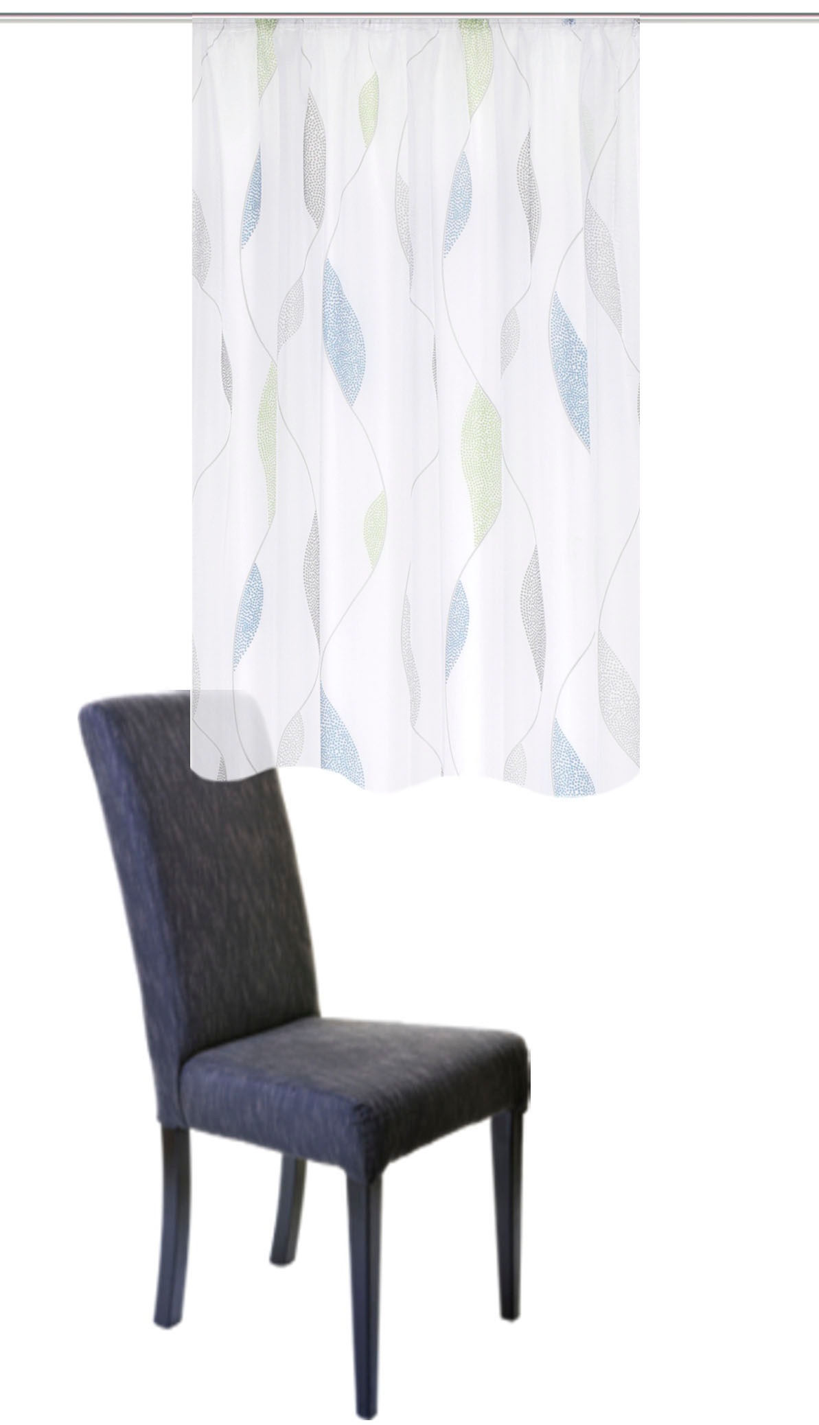 HOME WOHNIDEEN Vorhang »PAOLO« Kräuselband 1 Stk. tlg. Kräuselbandschal PAO günstig online kaufen