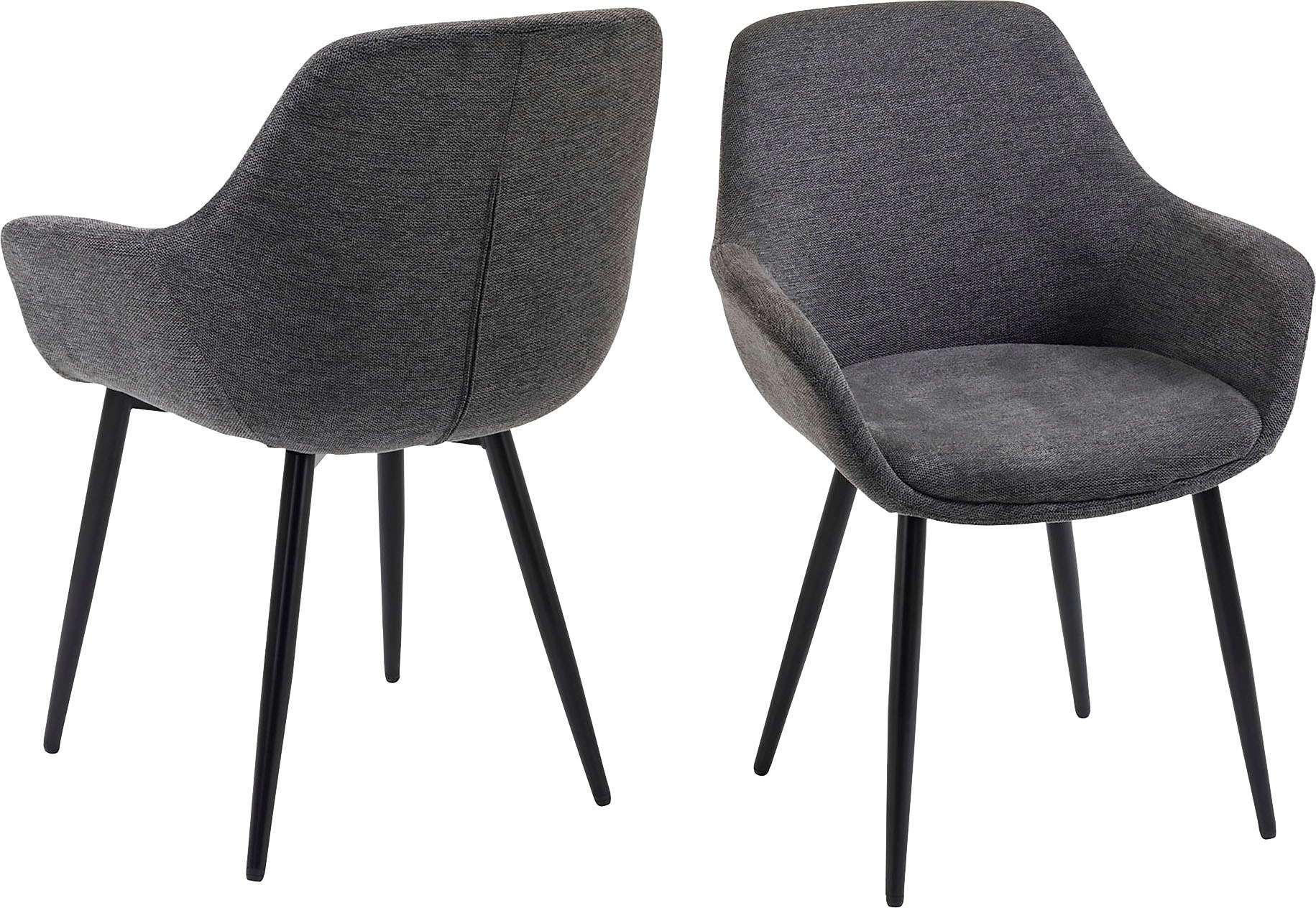 SalesFever Armlehnstuhl »Komfortabler Esszimmerstuhl zum Relaxen« (Set) 2 S günstig online kaufen