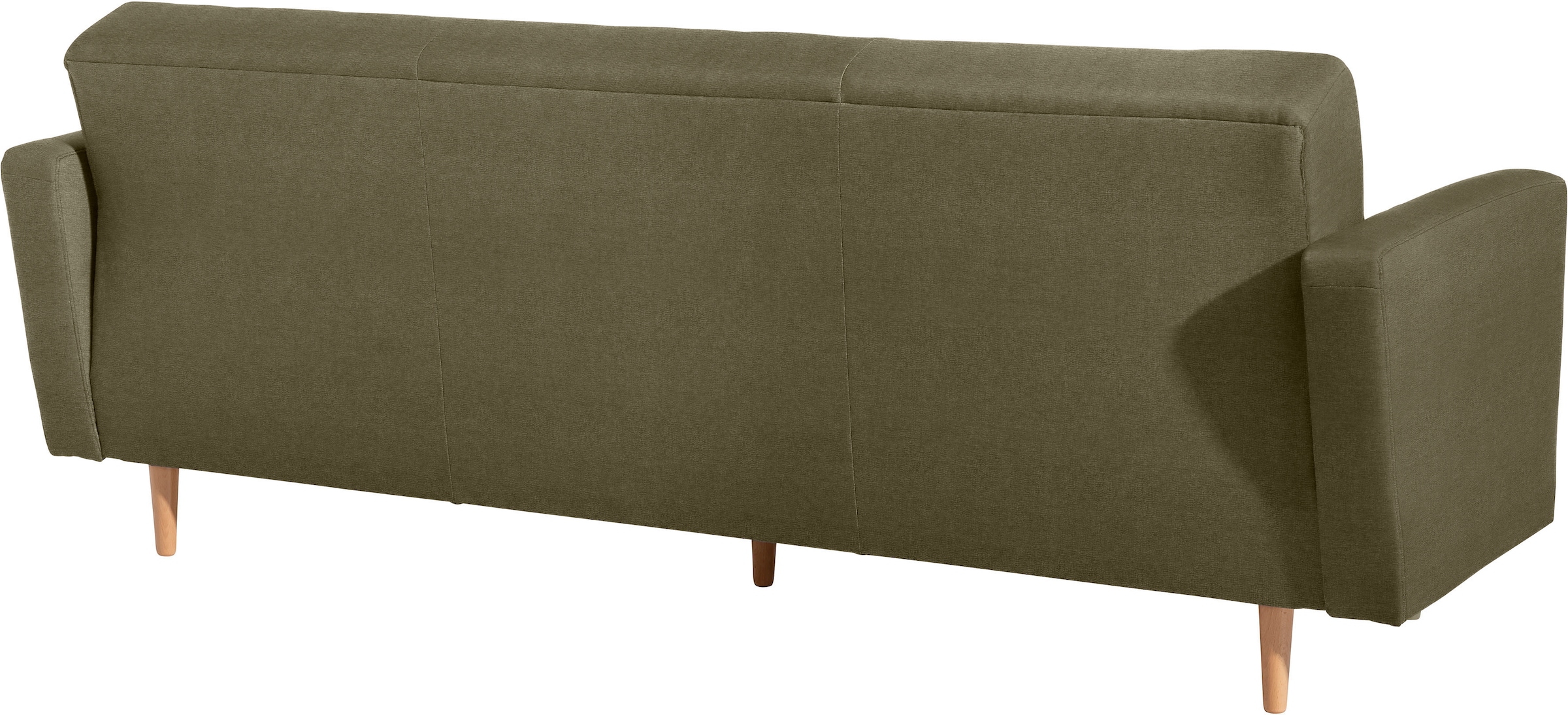 Max Winzer® 3-Sitzer »Jesper Kippcouch mit komfortablem Federkern, klassisch und modern«, Schlafsofa mit Knopfheftung im Rücken, inklusive Bettkasten