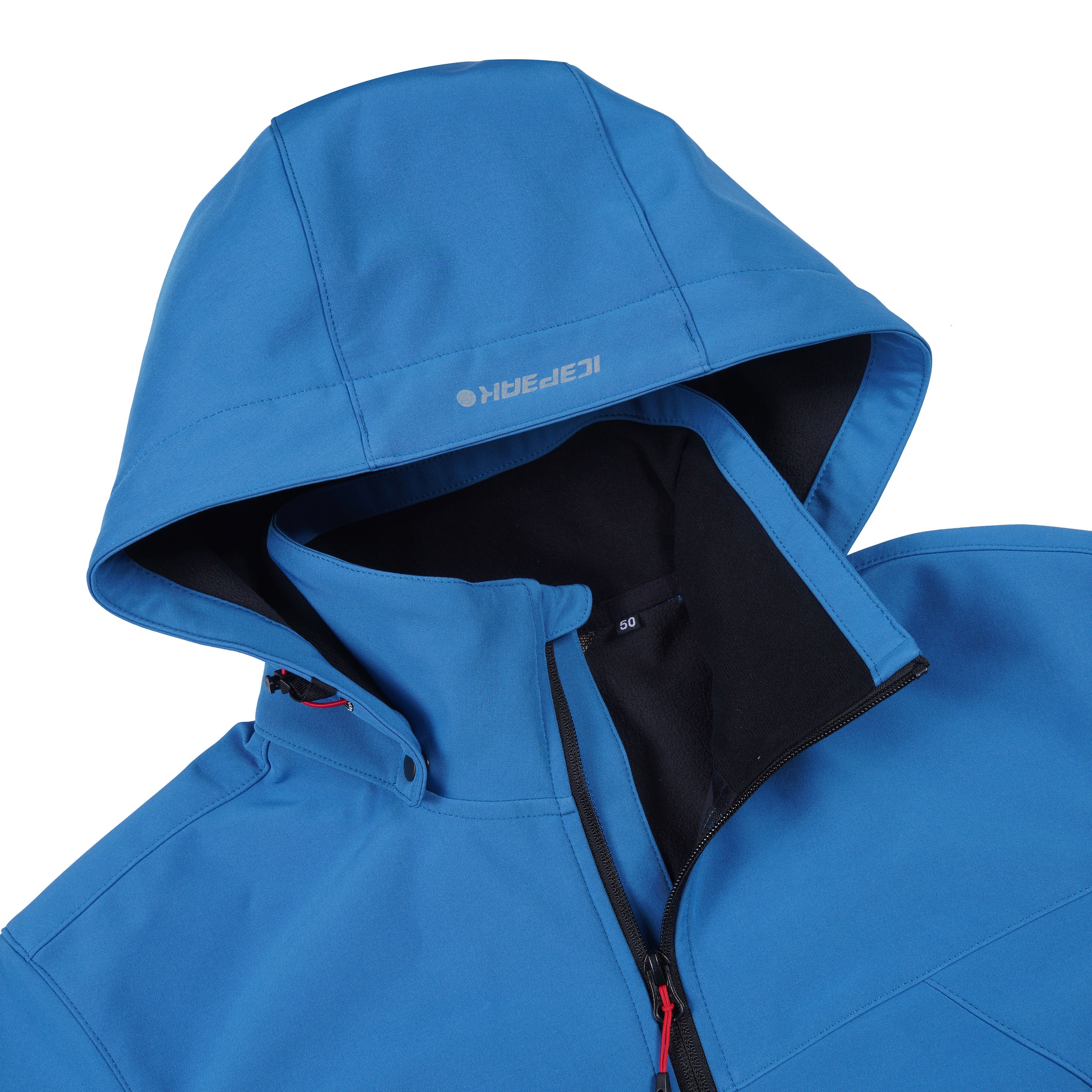 Icepeak Softshelljacke »H SOFTSHELLJACKE BRIMFIELD«, mit Kapuze, mit dezenten Logoschriftzügen