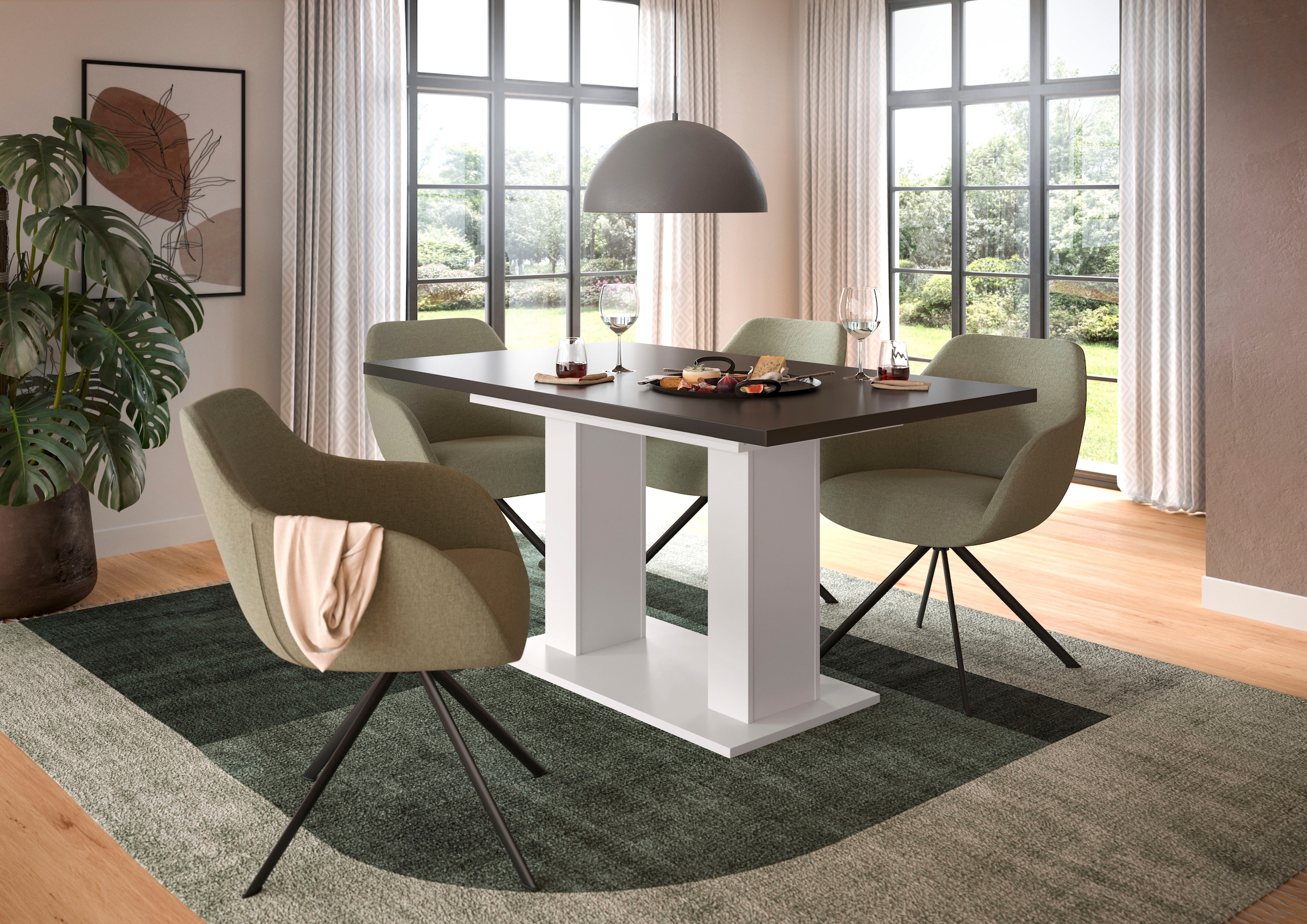 INOSIGN Esstisch »Motus, ausziehbar 150 -190 cm, inklusive 40 cm Einlegepla günstig online kaufen