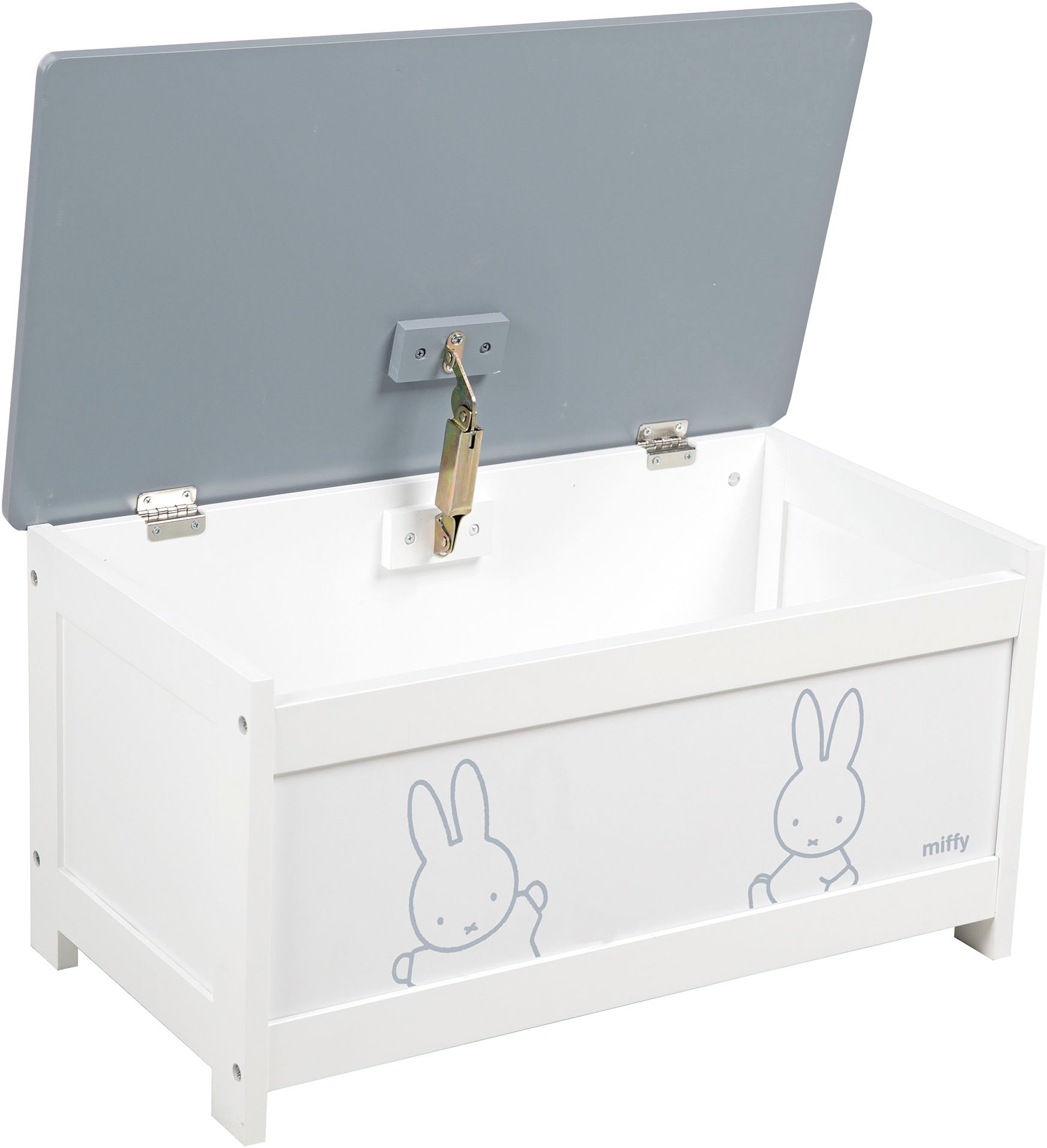 roba® Truhe »miffy®, weiß«, mit Deckelbremse; fürs Kinderzimmer