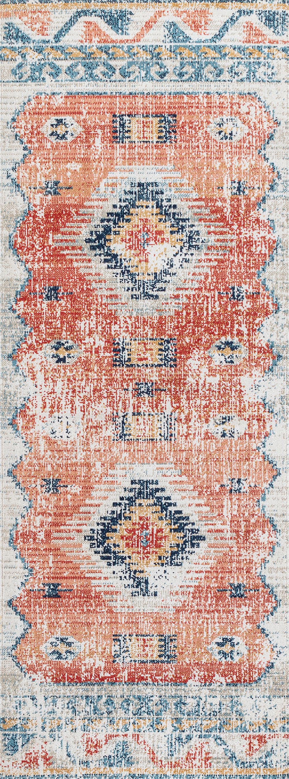 Livabliss Teppich »BAGO« rechteckig 6 mm Höhe In- & Outdoor Boho-Teppich, Vintage-Look, für Terrasse, Balkon, Küche