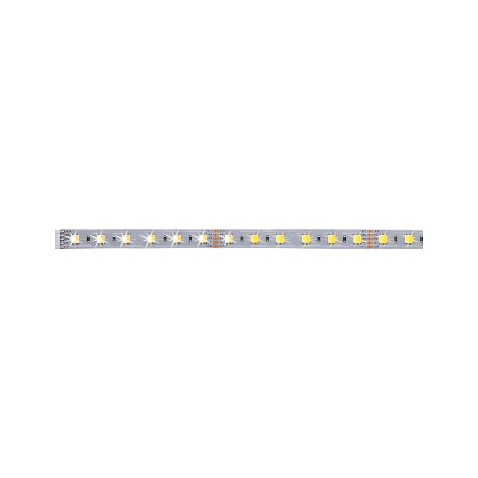 Paulmann LED-Streifen »MaxLED Stripe 1m 6,2W 24V Silber Kunststoff« 1 Stk.-flammig TunableWhite