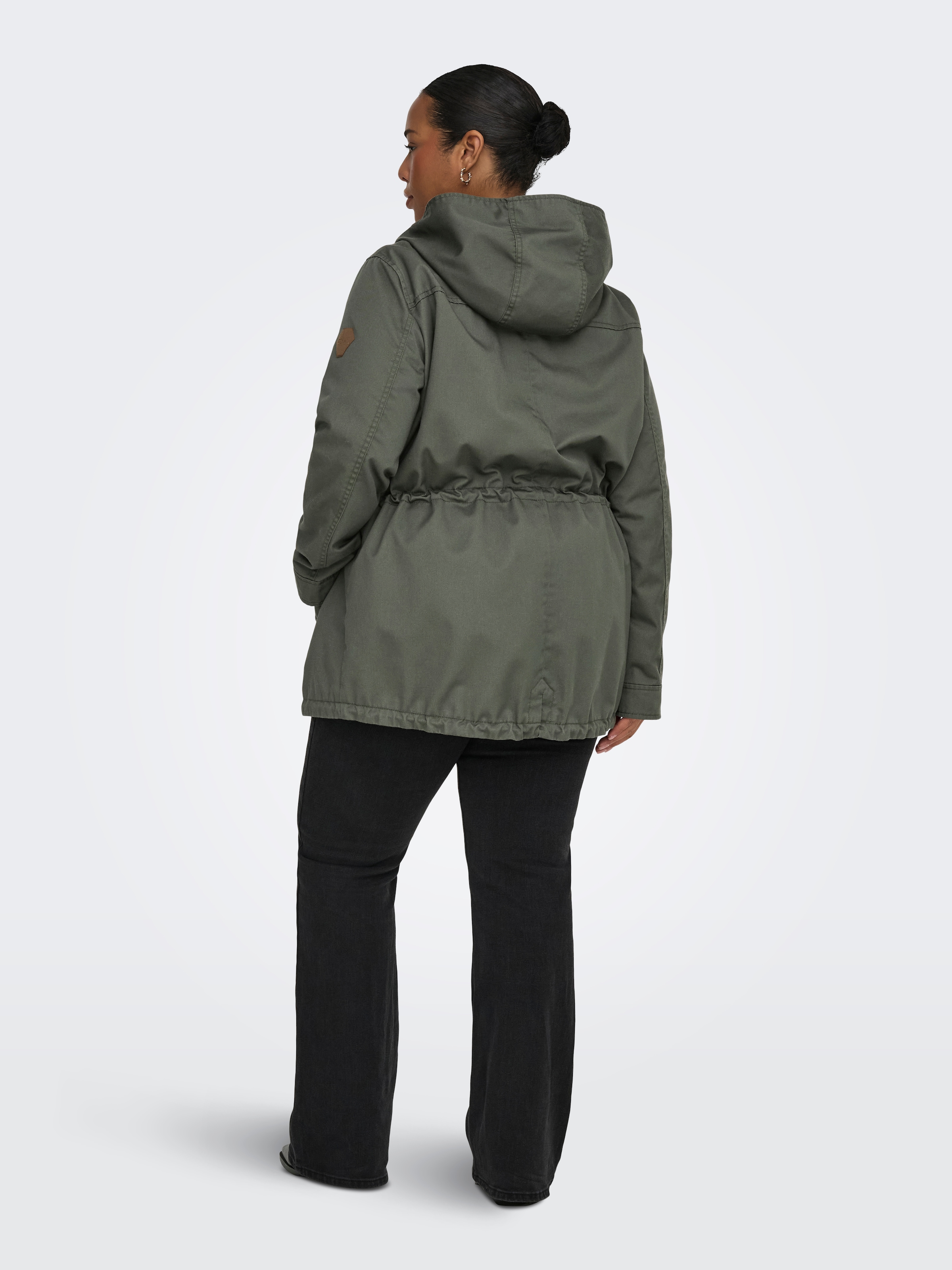 ONLY CARMAKOMA Parka »CARLORCA SPRING CANVAS PARKA OTW NOOS« mit Kapuze