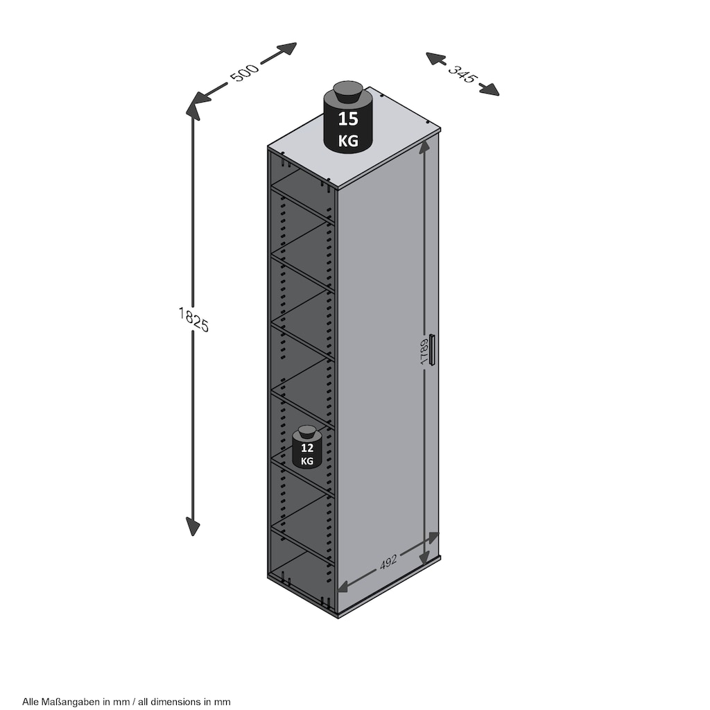 FMD Mehrzweckschrank »Inca 1«