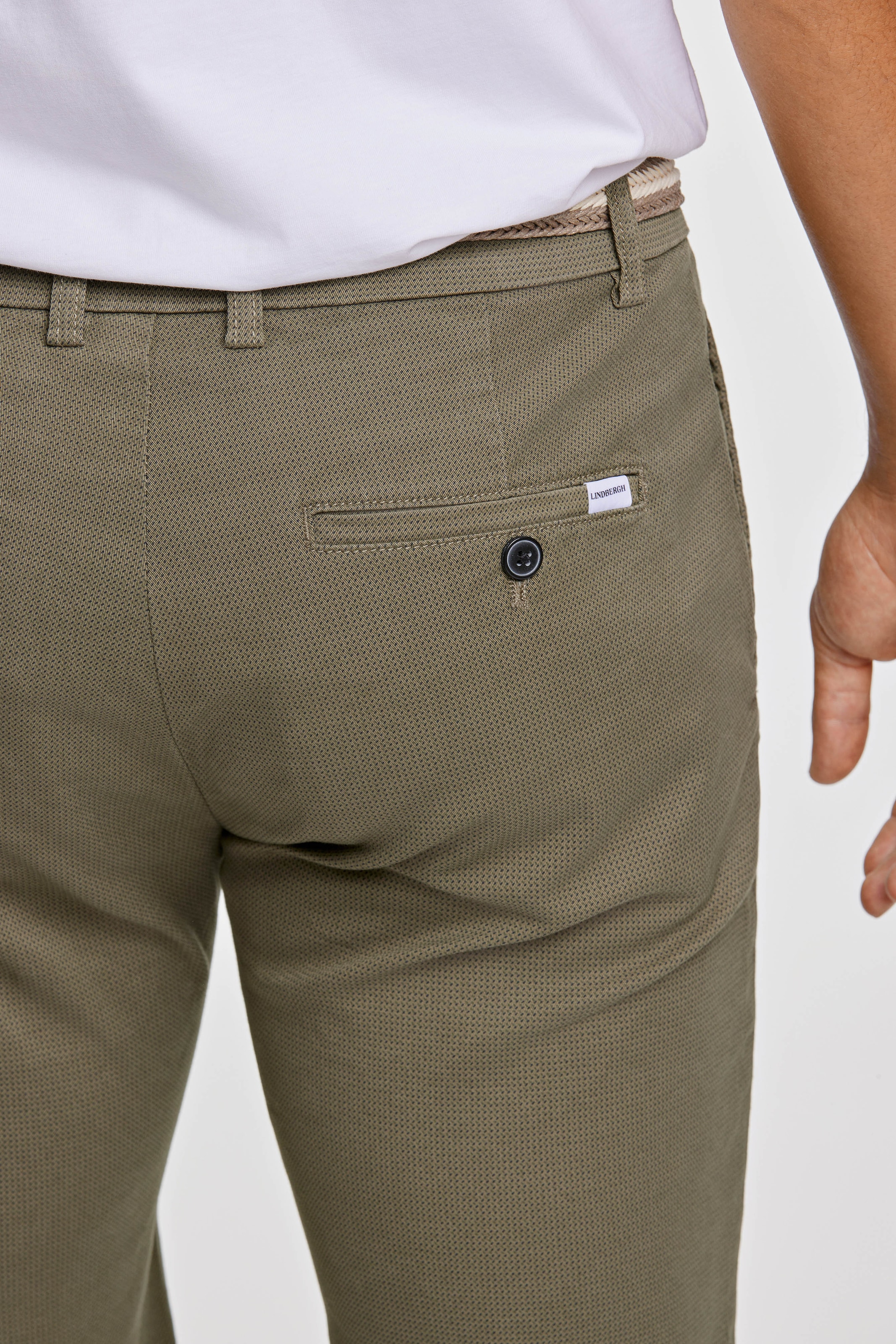 LINDBERGH Chinoshorts, (2 tlg.), Sommerhose mit Gürtel