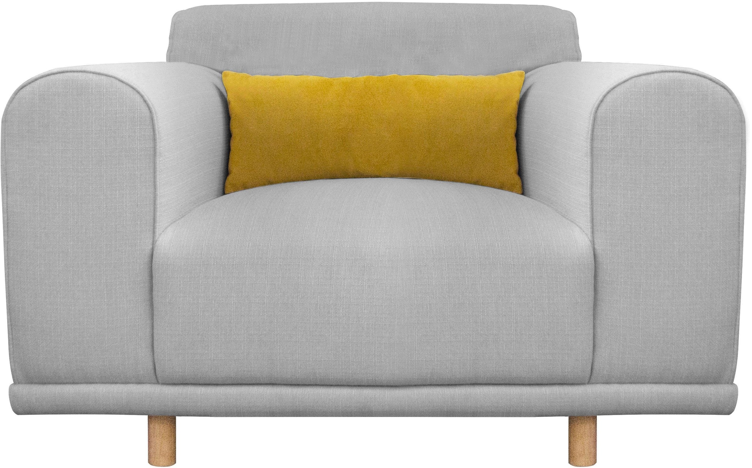 andas Loveseat »Maroon Sessel«, in skandinavischem Design, mit losem Kissen günstig online kaufen