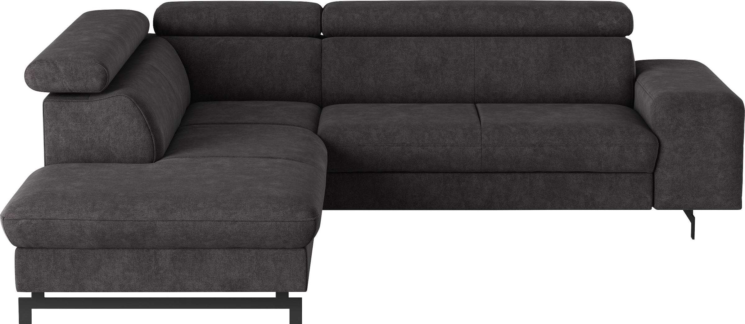 COTTA Ecksofa »Emma L-Form«, mit Kopfteilverstellung, wahlweise mit Bettfunktion & Bettkasten