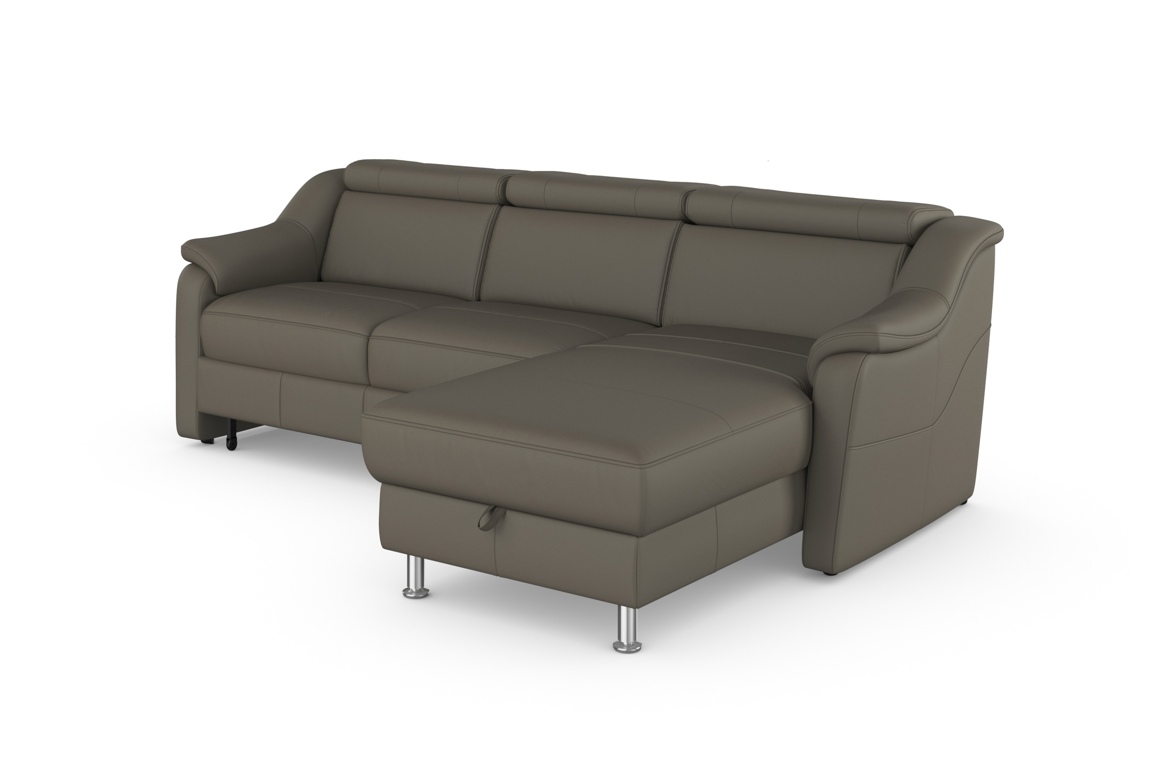 sit&more Ecksofa »Freetown L-Form«, inklusive Kopfteilverstellung und komfortablem Federkern