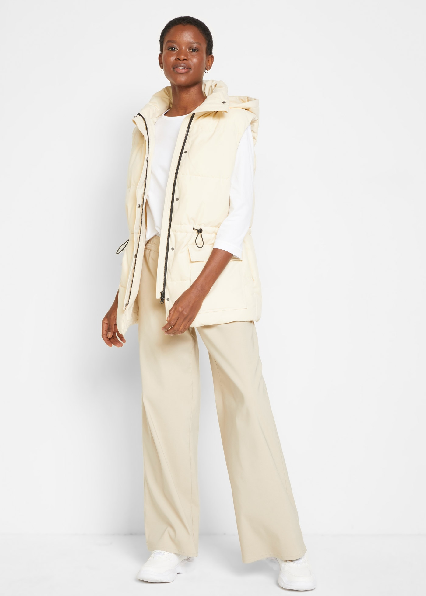 bonprix T-Shirt, 5 Stk. Longshirt mit 3/4-Arm, (5er Pack)
