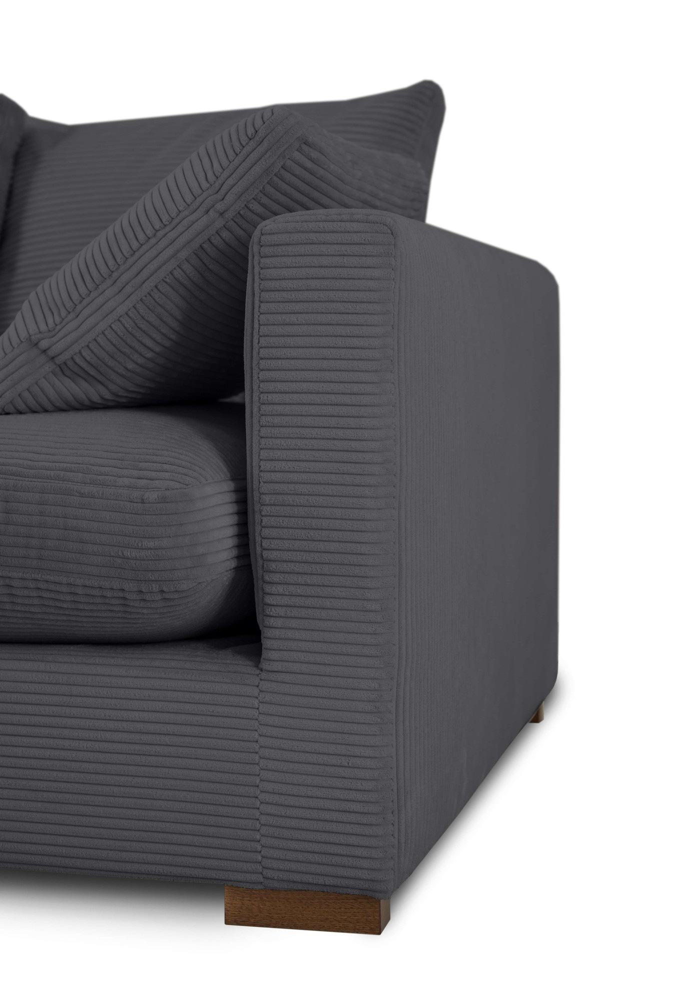 Home affaire Ecksofa »Coray« Breite 266 cm, extra weich und kuschelig, mit Federn und Daunen