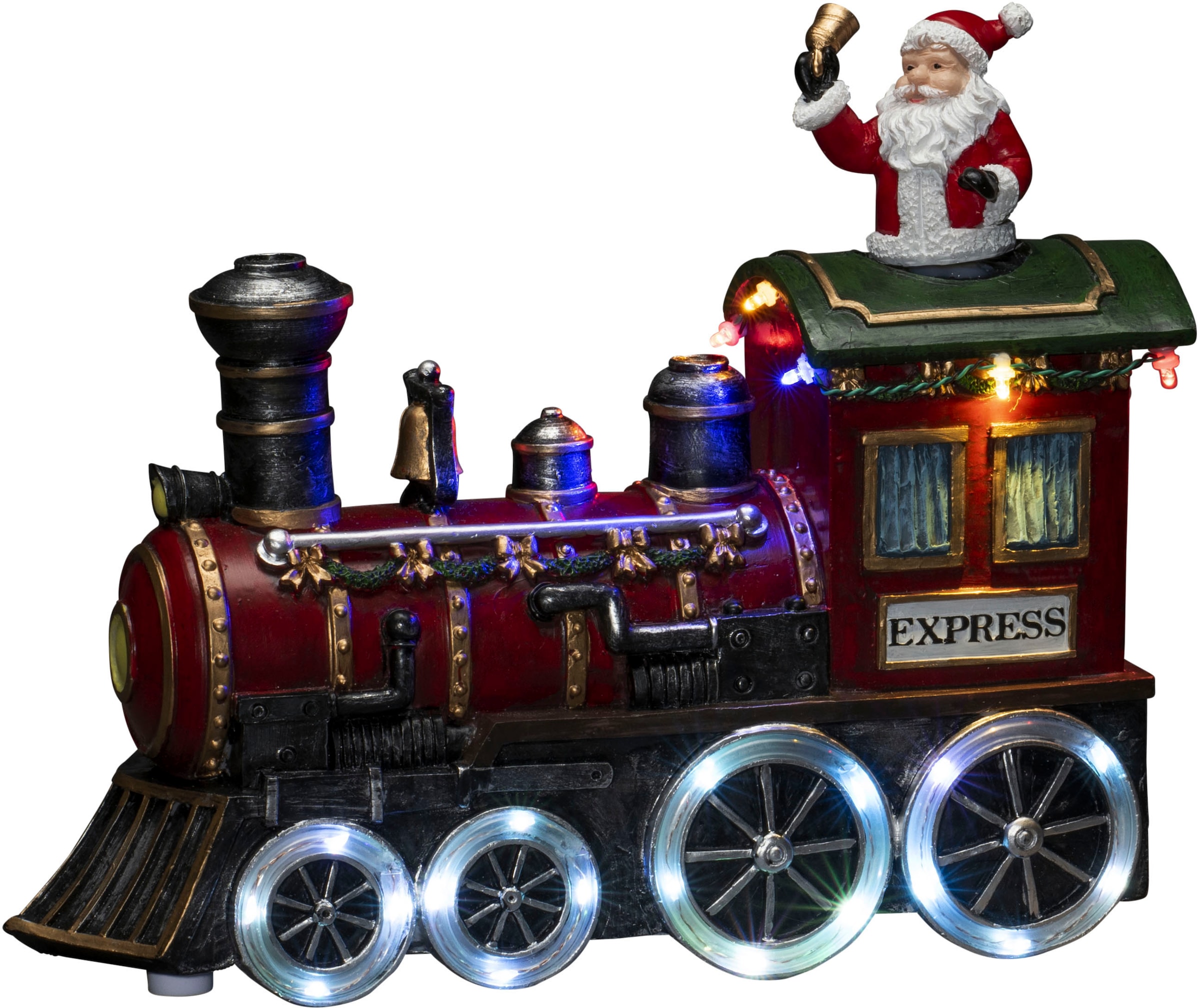 KONSTSMIDE Weihnachtsszene »Zug, mit Musik, 24 bunte Dioden, Innen«, wählbar  zwischen USB oder Batteriebetrieb kaufen