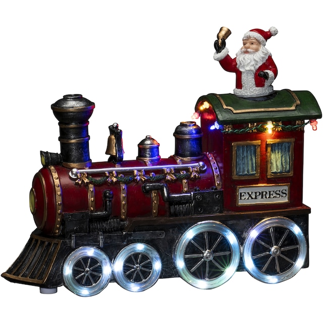 KONSTSMIDE Weihnachtsszene »Zug, mit Musik, 24 bunte Dioden, Innen«,  wählbar zwischen USB oder Batteriebetrieb kaufen