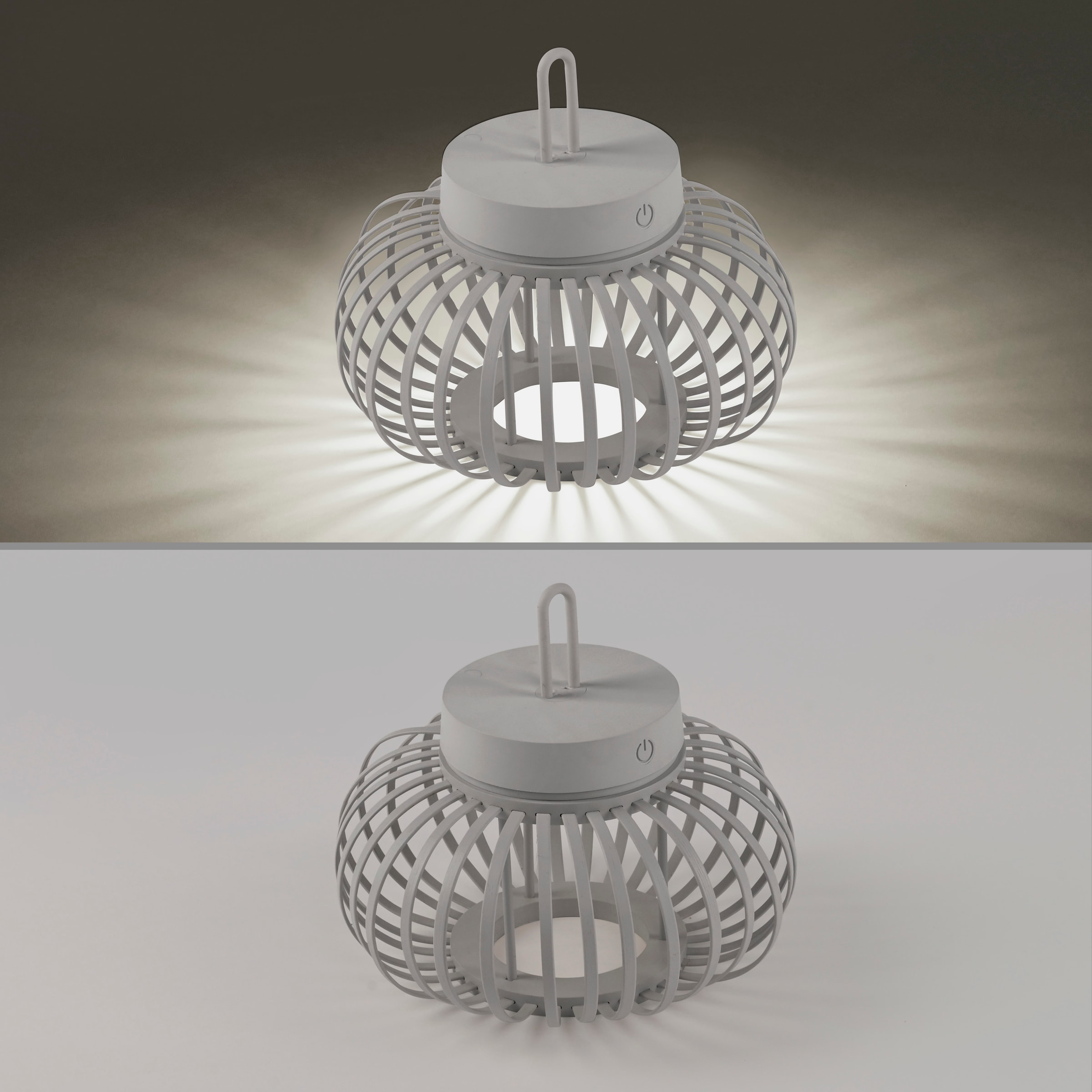 JUST LIGHT Pendelleuchte »AKUBA«, 1 flammig, Leuchtmittel LED-Modul | LED fest integriert, Akkuleuchte