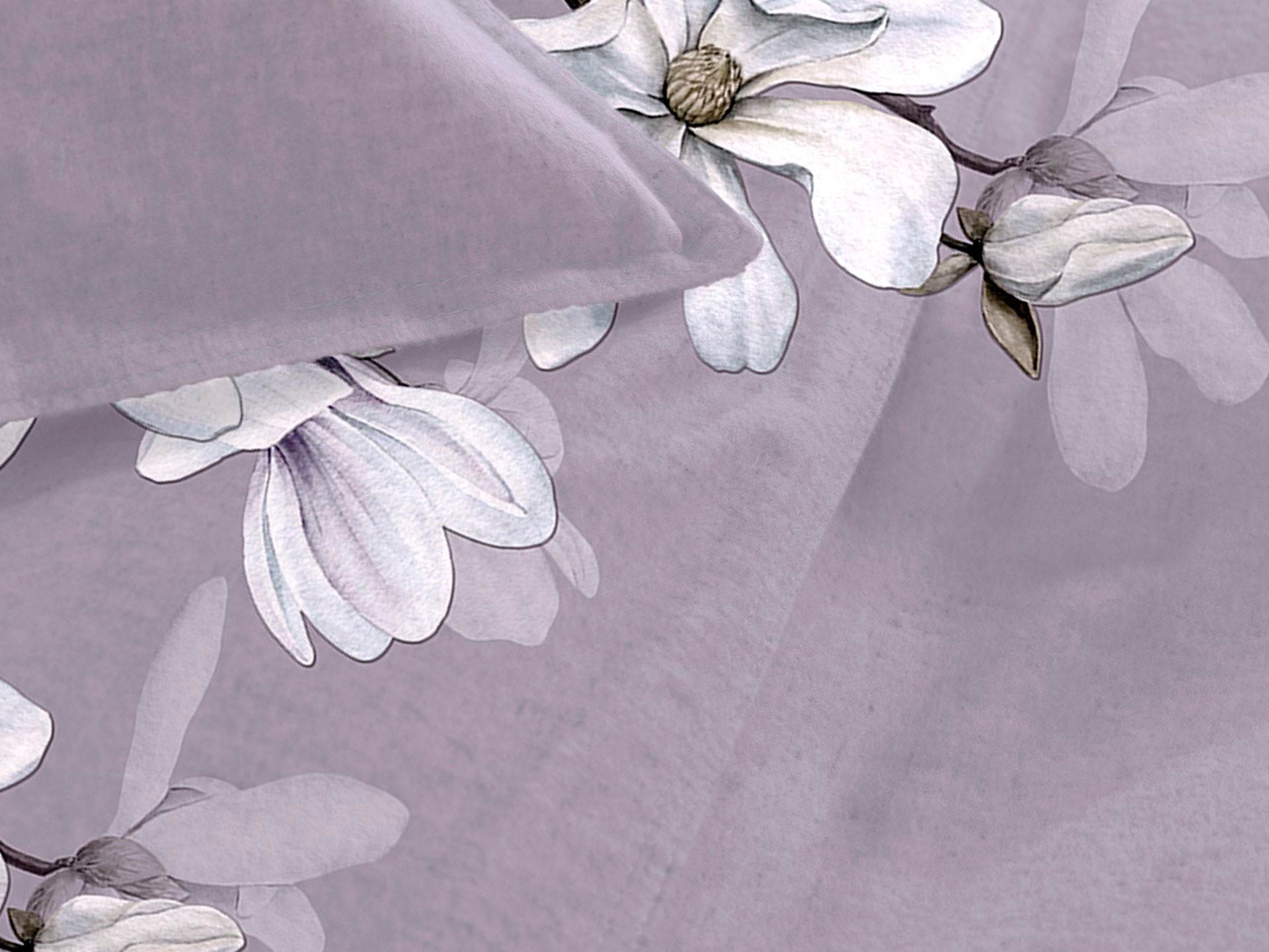 Heckett & Lane Bettwäsche »Stacey« 2 Stk. tlg. Blumen Design, 100% Baumwolle ab 135x200 cm.