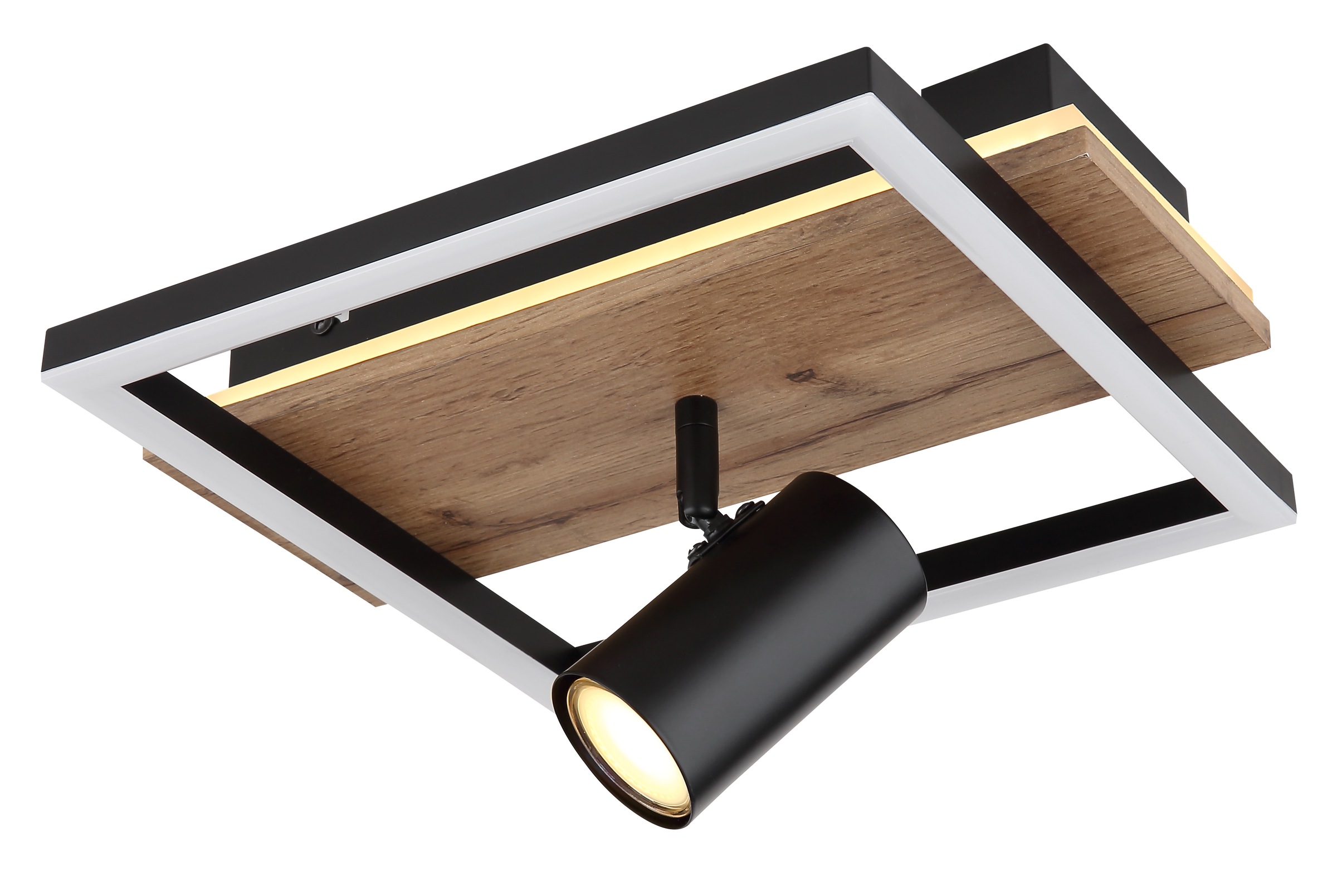 GLOBO LIGHTING LED Deckenleuchte »KASSU« LED-Modul Warmweiß Deckenlampe/Woh günstig online kaufen