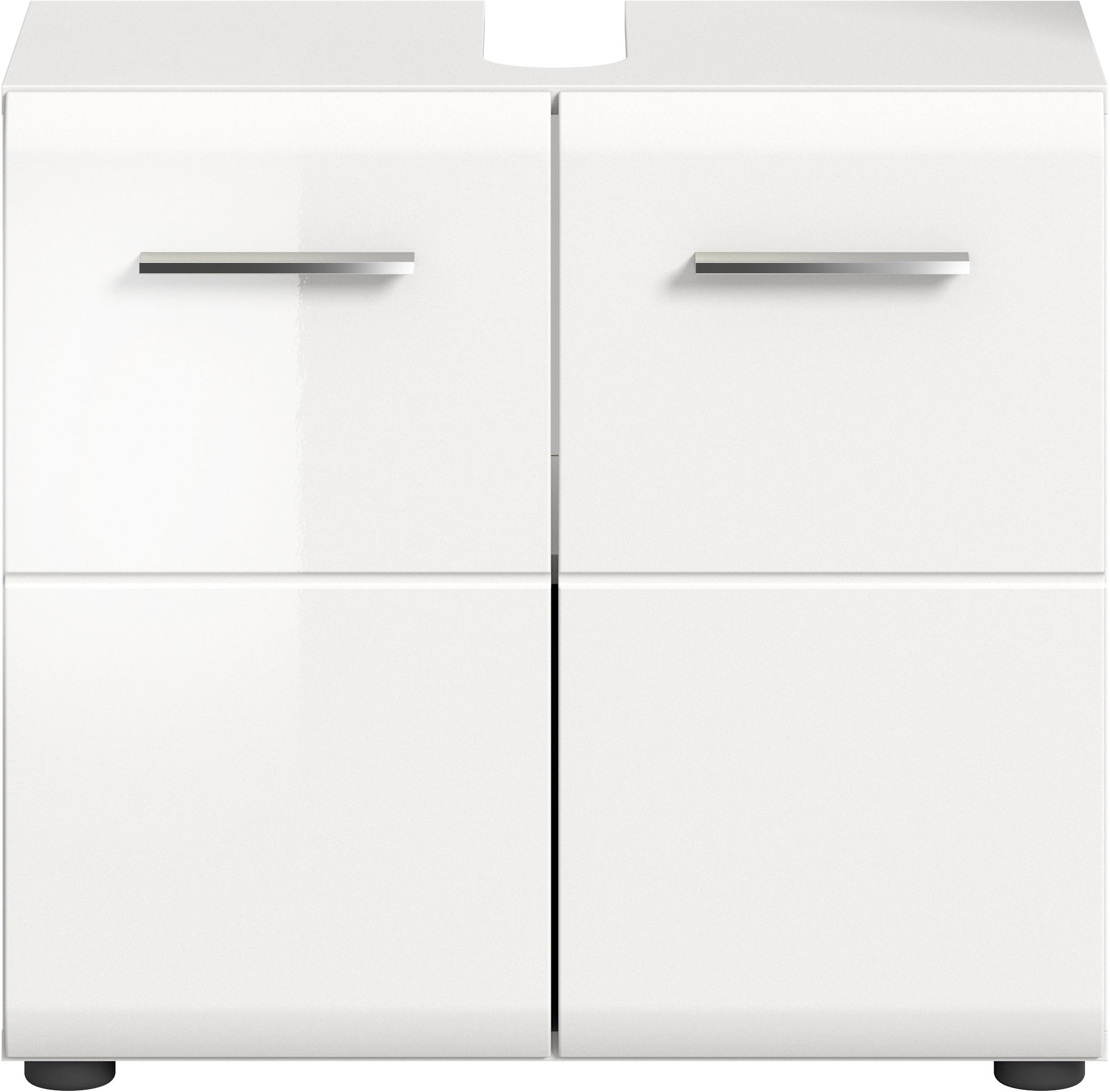 INOSIGN Waschbeckenunterschrank »FLORENZ, TOPSELLER!, Breite 60cm, 1 Einlegeboden, 2 Fächer«, mit Siphonausschnitt, Badmöbel, Badschrank, Schrank, Kommode, Bad
