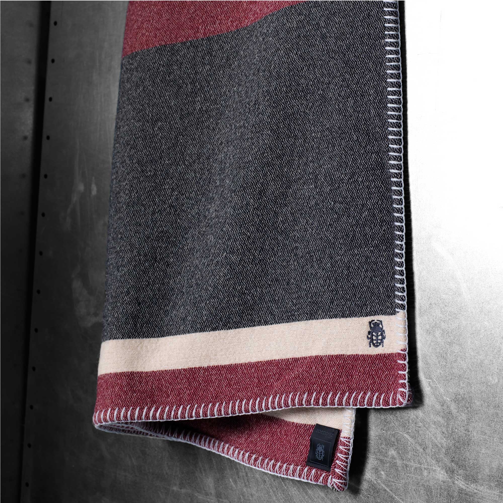 ZOEPPRITZ1828 Wohndecke »Hump Stripe« klassische Kamelhaardecke