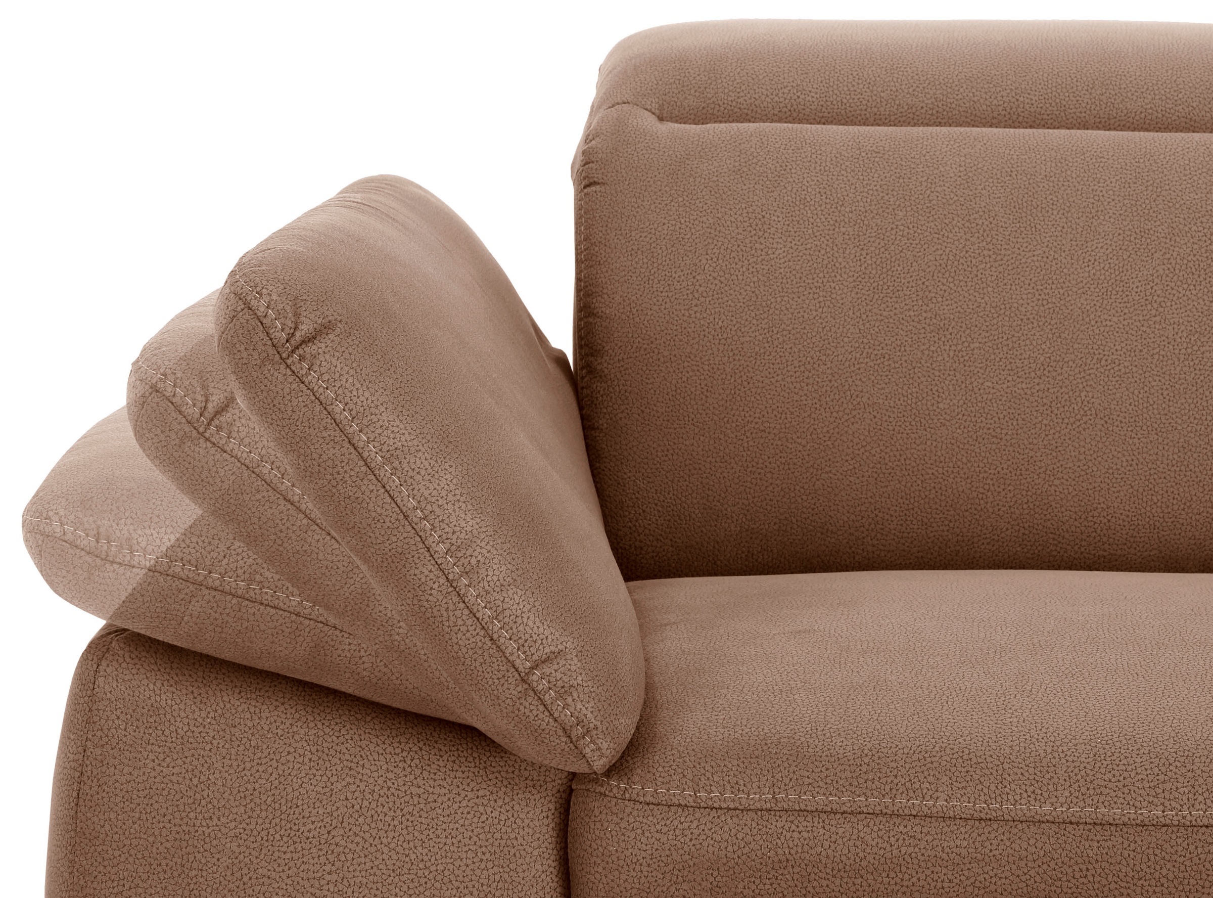 Home affaire Ecksofa »Mauritius L-Form«, mit Ottomane, mit Kopfteil- und Armlehnverstellung