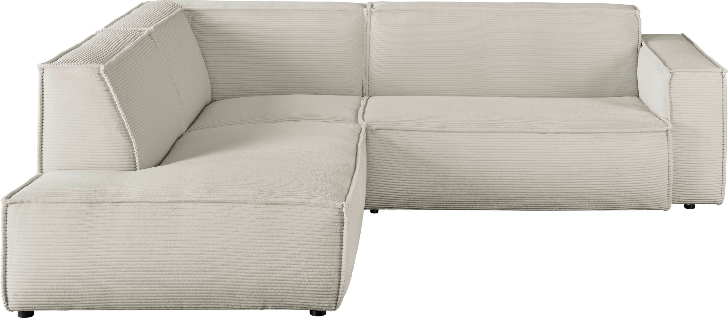 3C Candy Ecksofa »Matteo in elegant, kubischer Formensprache, bequem, L-For günstig online kaufen