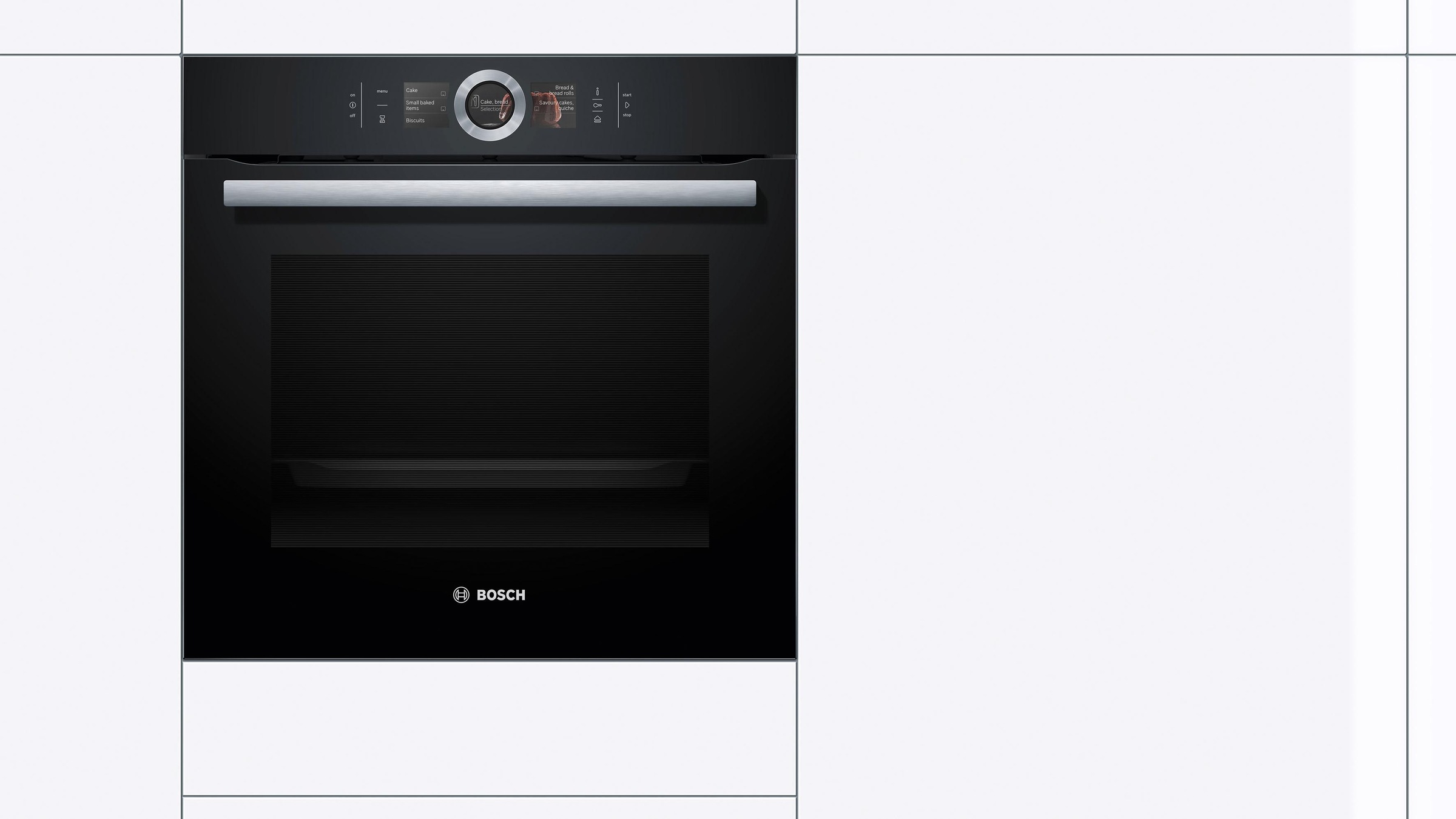 BOSCH Dampfbackofen Serie 8 »HSG636BB1«, mit Teleskopauszug nachrüstbar, ecoClean Direct, mit Auftaufunktion