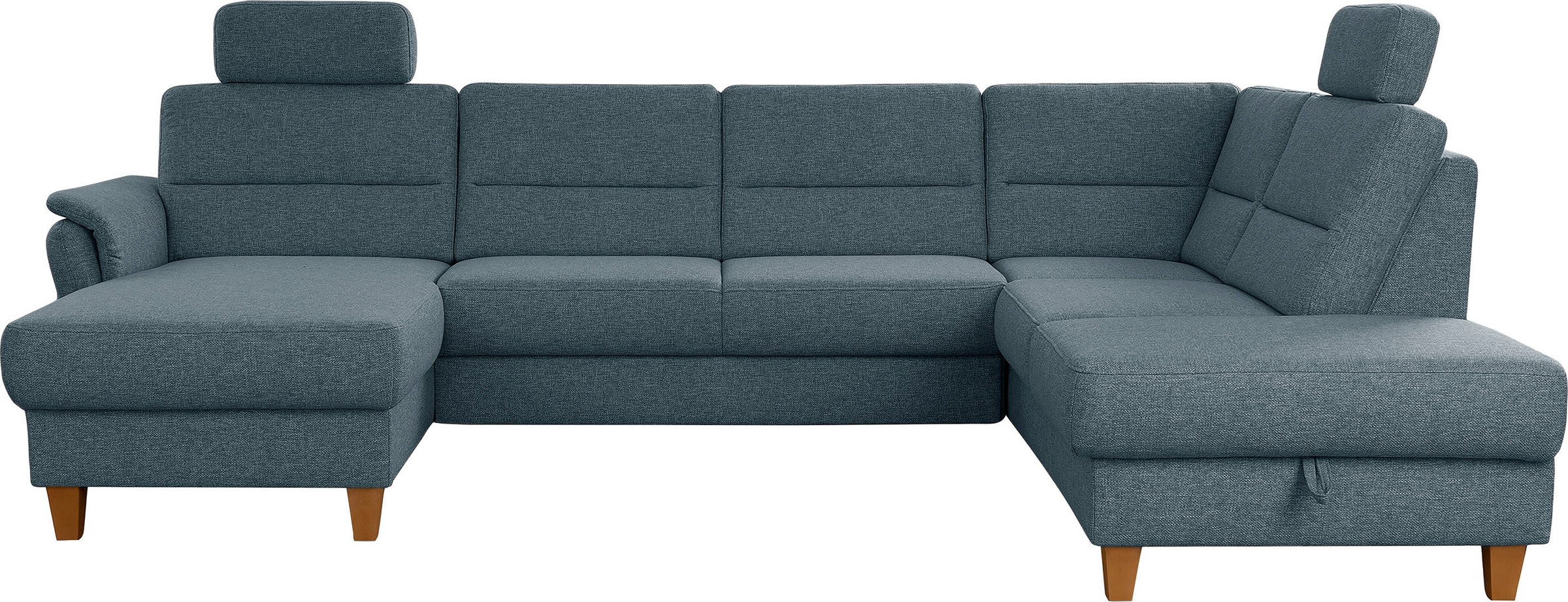 Home affaire Wohnlandschaft »Palmera U-Form, B: 308 cm« optional Bettfunkti günstig online kaufen