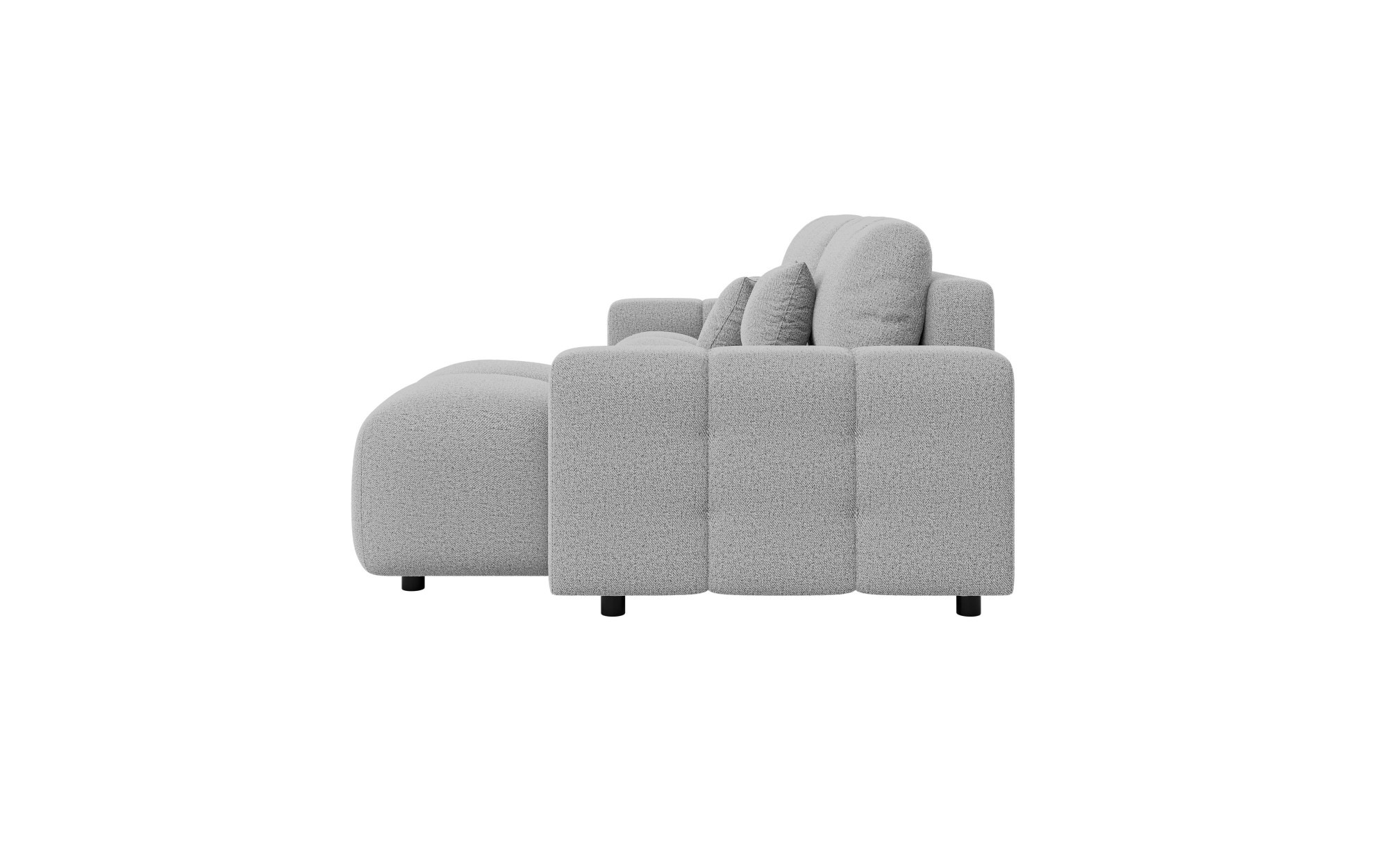INOSIGN Ecksofa »FELICI, Schlafsofa 233cm, L-Form mit Recamiere beidseitig montierbar«, Designsofa mit Bettfunktion und Bettkasten, Maße B/T/H: 233/142/88 cm