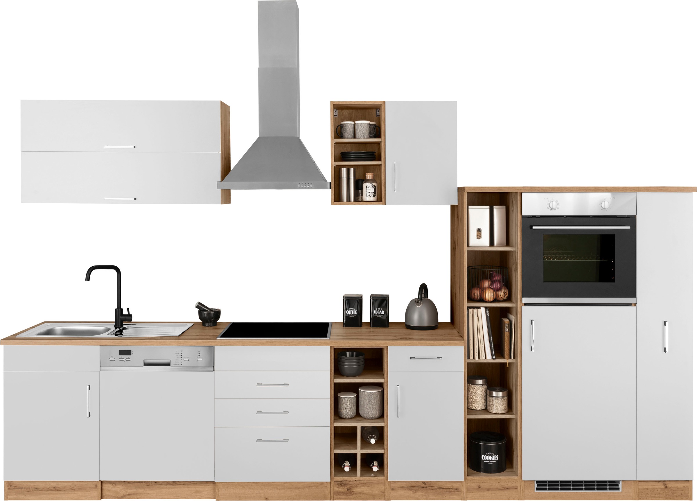 KOCHSTATION Küchenzeile »KS-Colmar«, ohne E-Geräte, Breite 360 cm günstig online kaufen