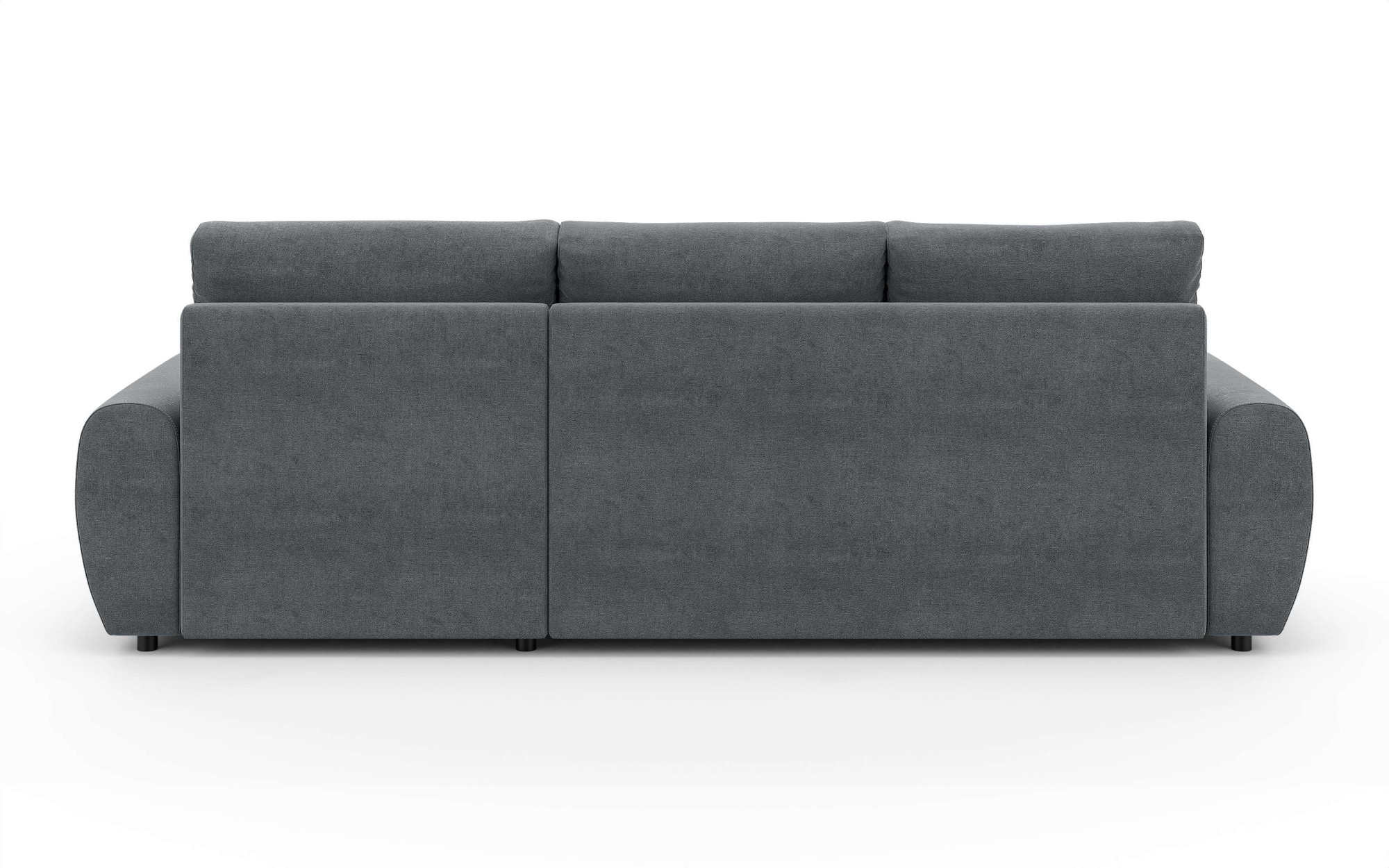 INOSIGN Ecksofa »HAVERHILL Schlafsofa mit Bettkasten, Maße B/H/T: 237/89/166 cm«, L-Form mit Recamiere links oder rechts bestellbar, Wellenunterfederung