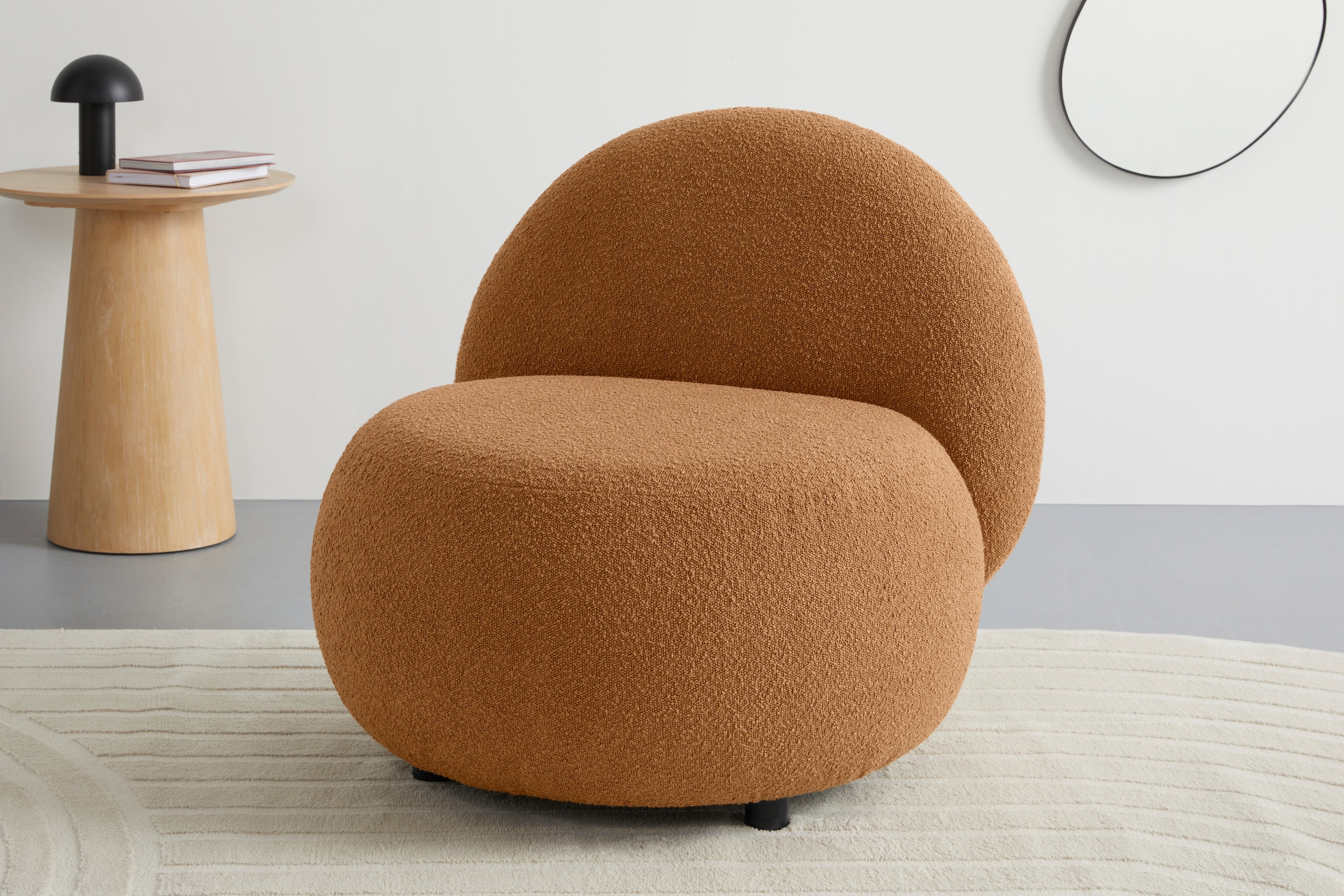 s.Oliver Sessel », moderner Designsessel mit Lederriemen, handgefertigt, so günstig online kaufen