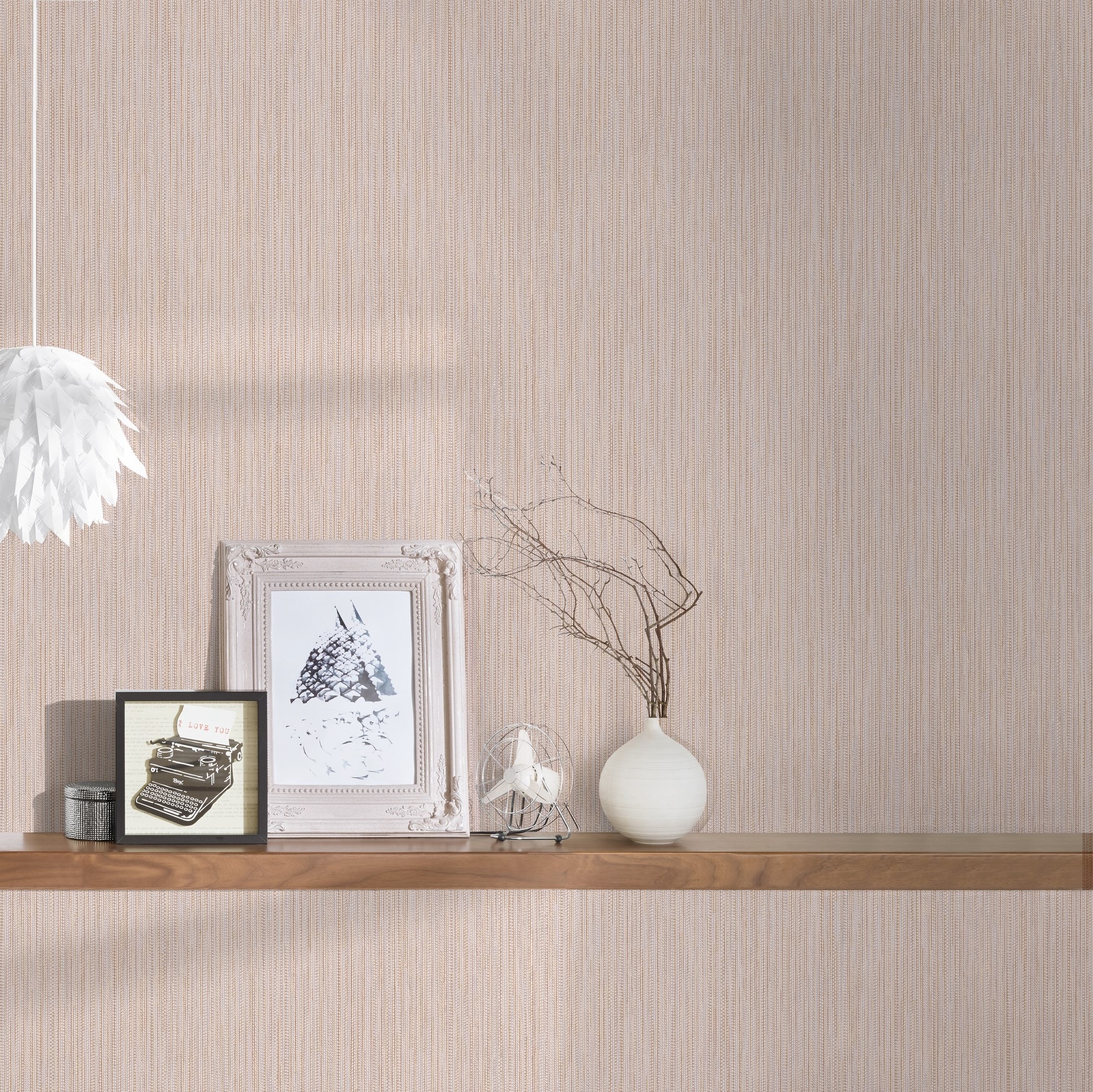 A.S. Création Vliestapete »Attractive 2 Tapete mit Streifen«, leicht glänzend-gemustert-abstrakt, Streifentapete strukturiert Hellgrau Tapeten Wohnzimmer modern Design