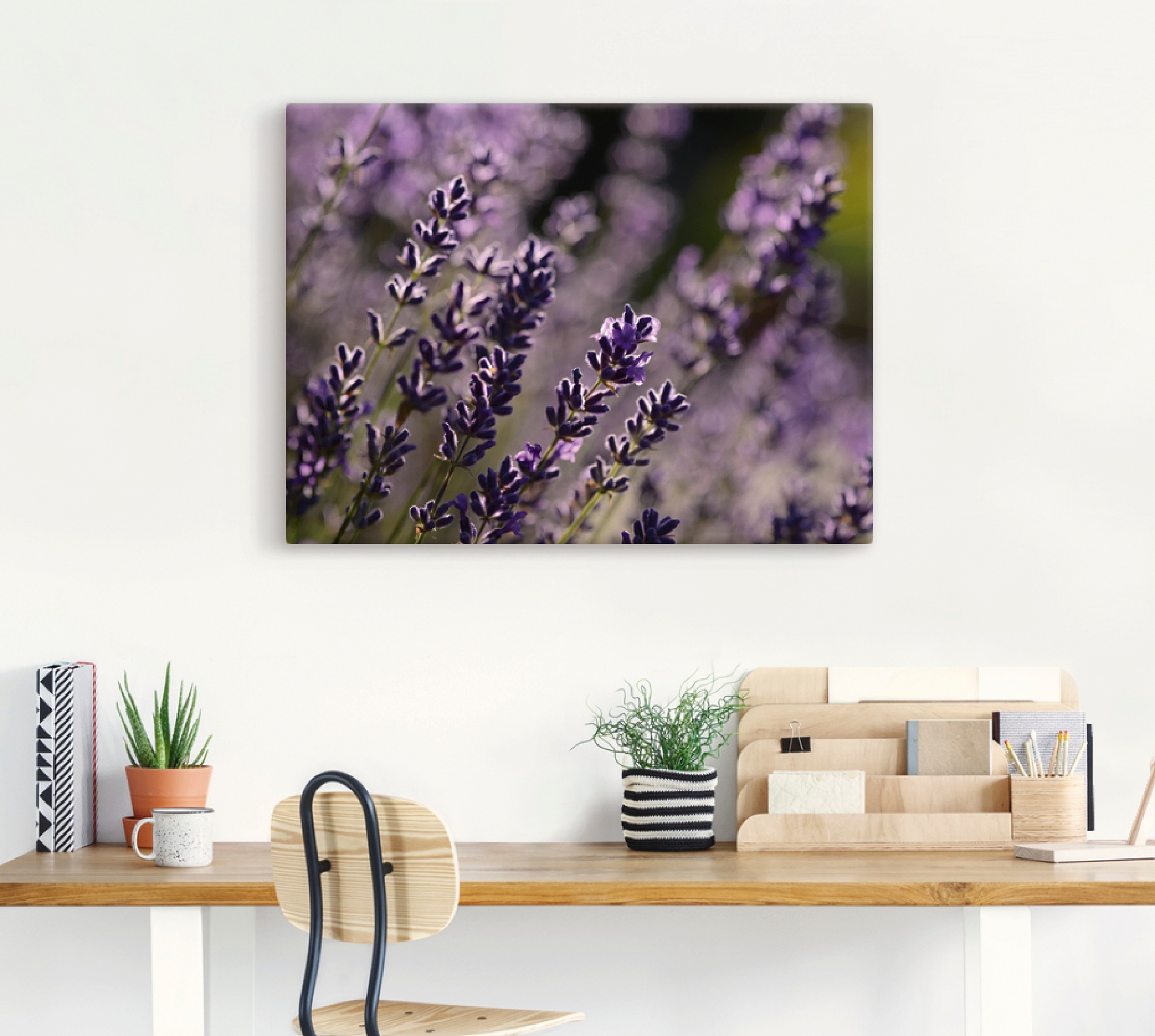 Artland Wandbild »Lavendel«, Blumen, (1 St.), als Leinwandbild in verschied. Größen