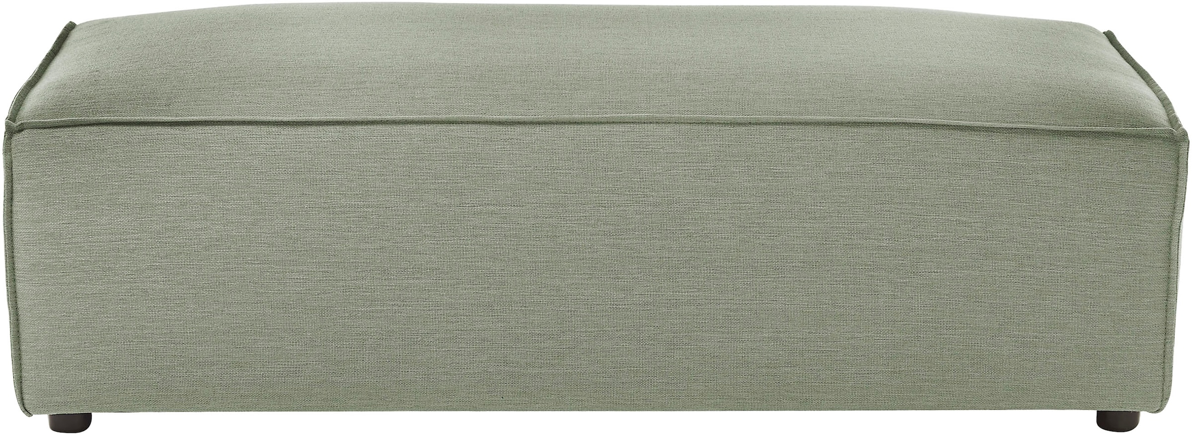 Home affaire Hocker »NEU: SHERWOOD XXL, Polsterhocker, Cord, Webstoff«, rechteckig, bequemer Sitzkomfort, 130/60/44 cm, Krokodilverbinder