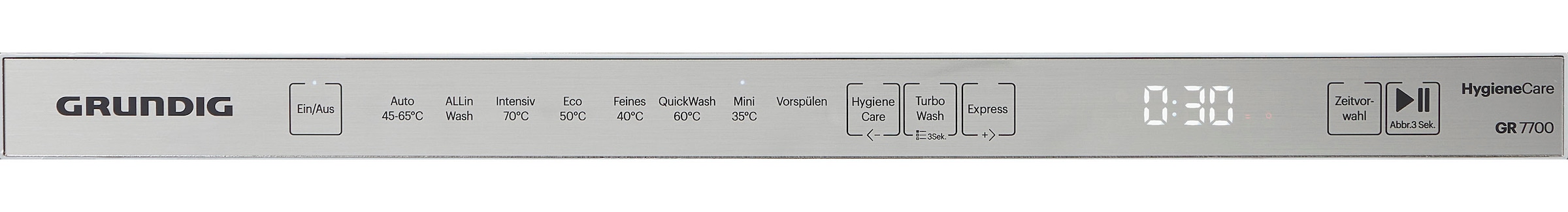 Grundig vollintegrierbarer Geschirrspüler »GSV 42840 7654801635«, 10 Maßgedecke