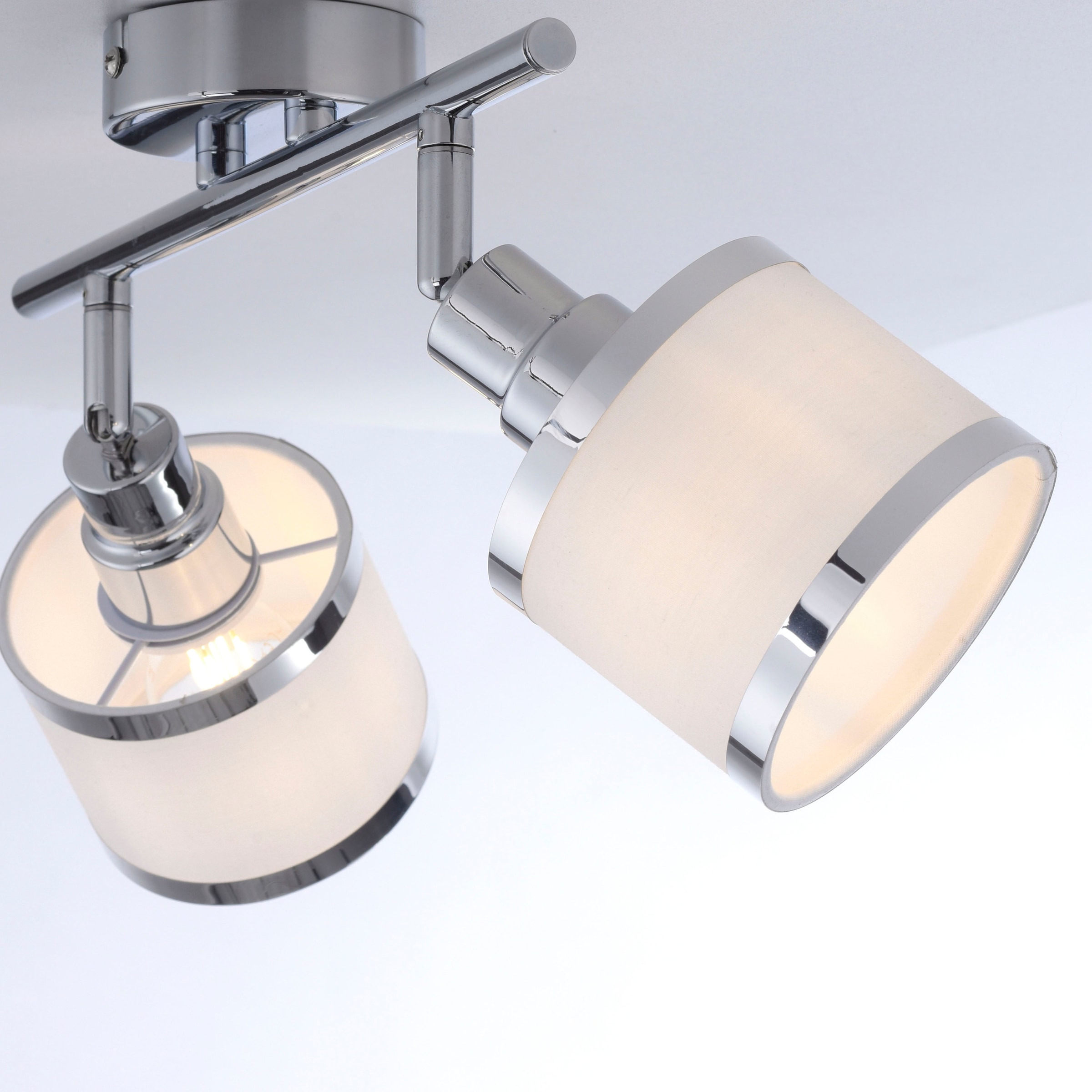 JUST LIGHT Deckenleuchte »ACCOR«, 2 flammig, Leuchtmittel E14 | ohne Leuchtmittel, ExklusiveE14