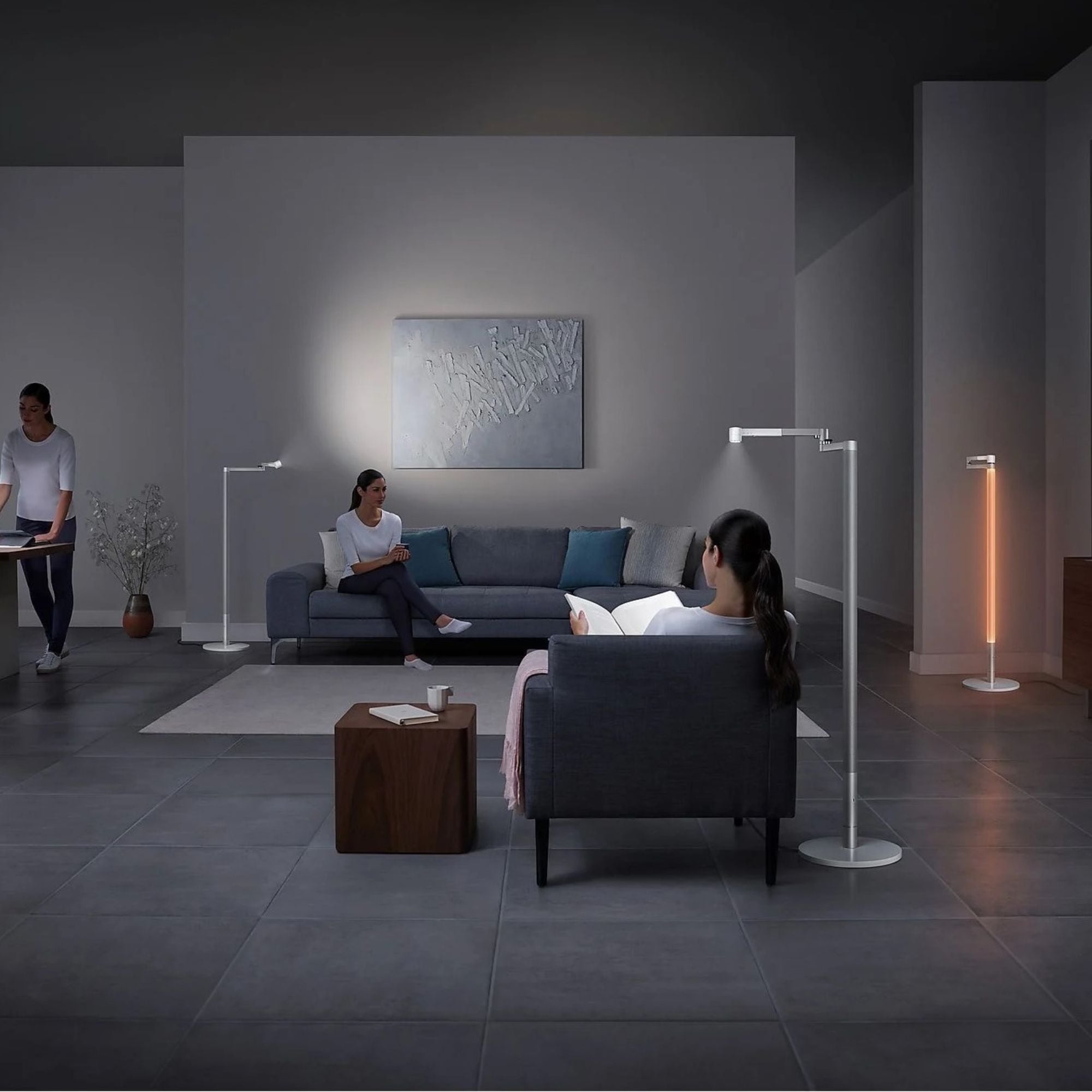 DYSON LED Stehlampe »Solarcycle Morph™, dimmbar, Weiß /Silber« LED-Board