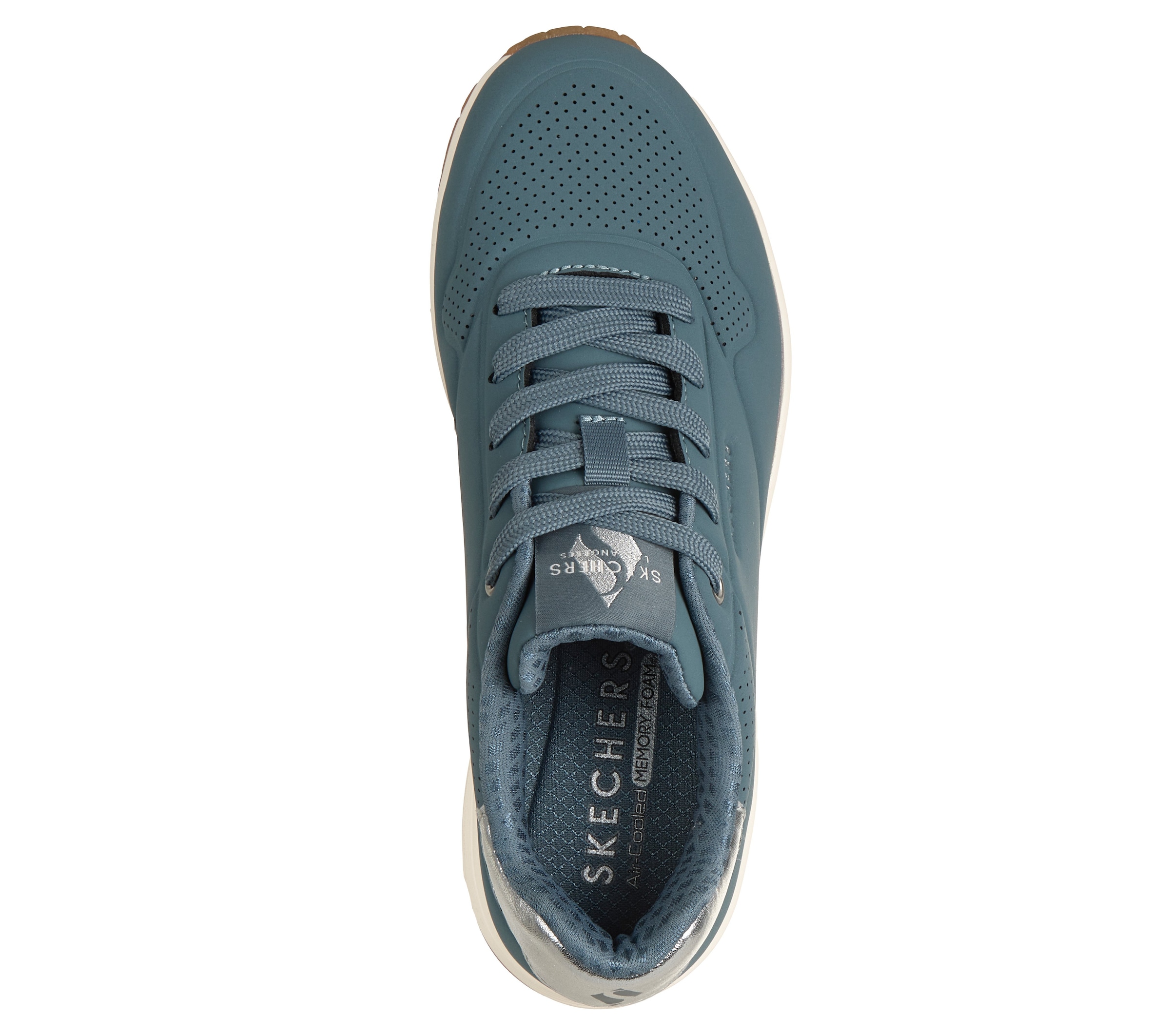 Skechers Sneaker »UNO GOLDEN AIR«  Freizeitschuh, Halbschuh, Schnürschuh mit Metallic-Einsatz