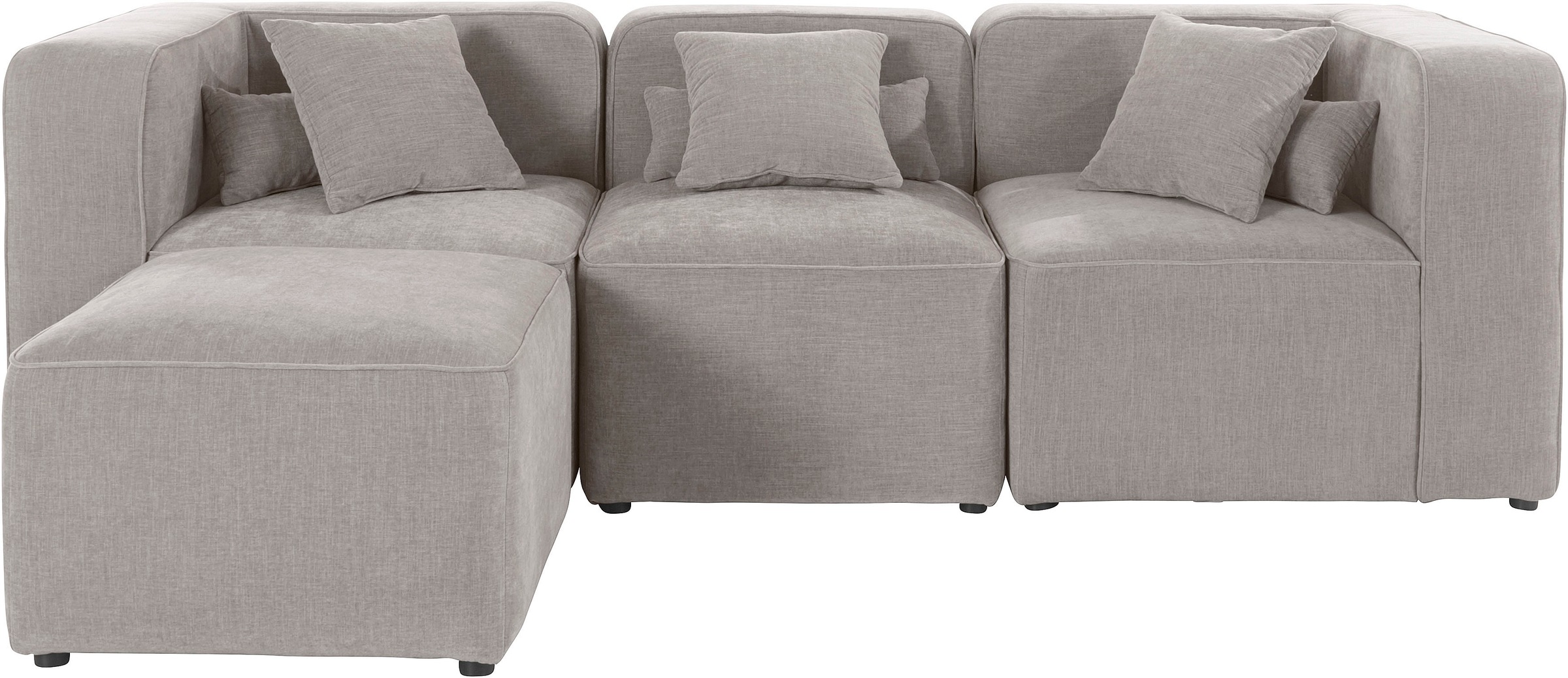 Home affaire 3-Sitzer »Sundstrup L-Form« Modulserie, individuelle Zusammens günstig online kaufen