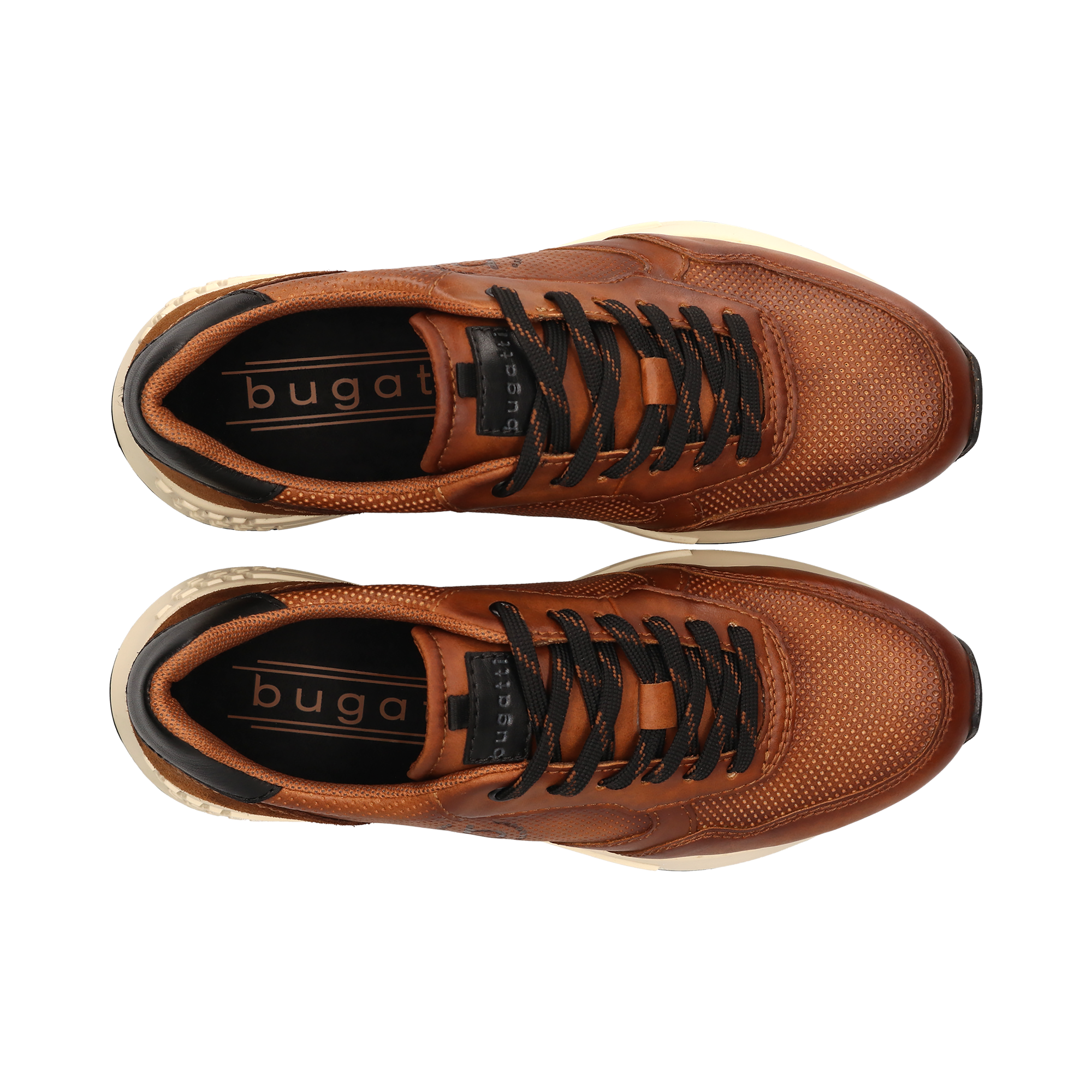 bugatti Sneaker  Freizeitschuh, Halbschuh, Schnürschuh in Used-Optik